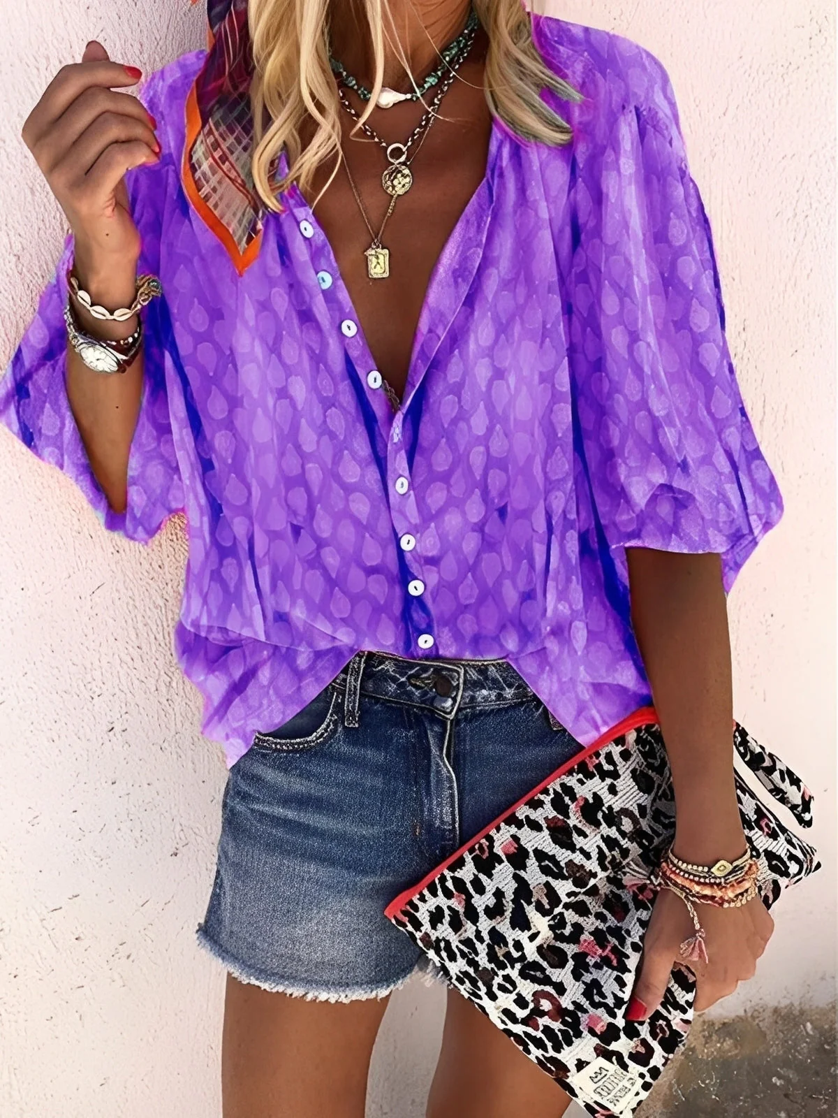 Jesse – Blouse pour femme – décontractée et ample