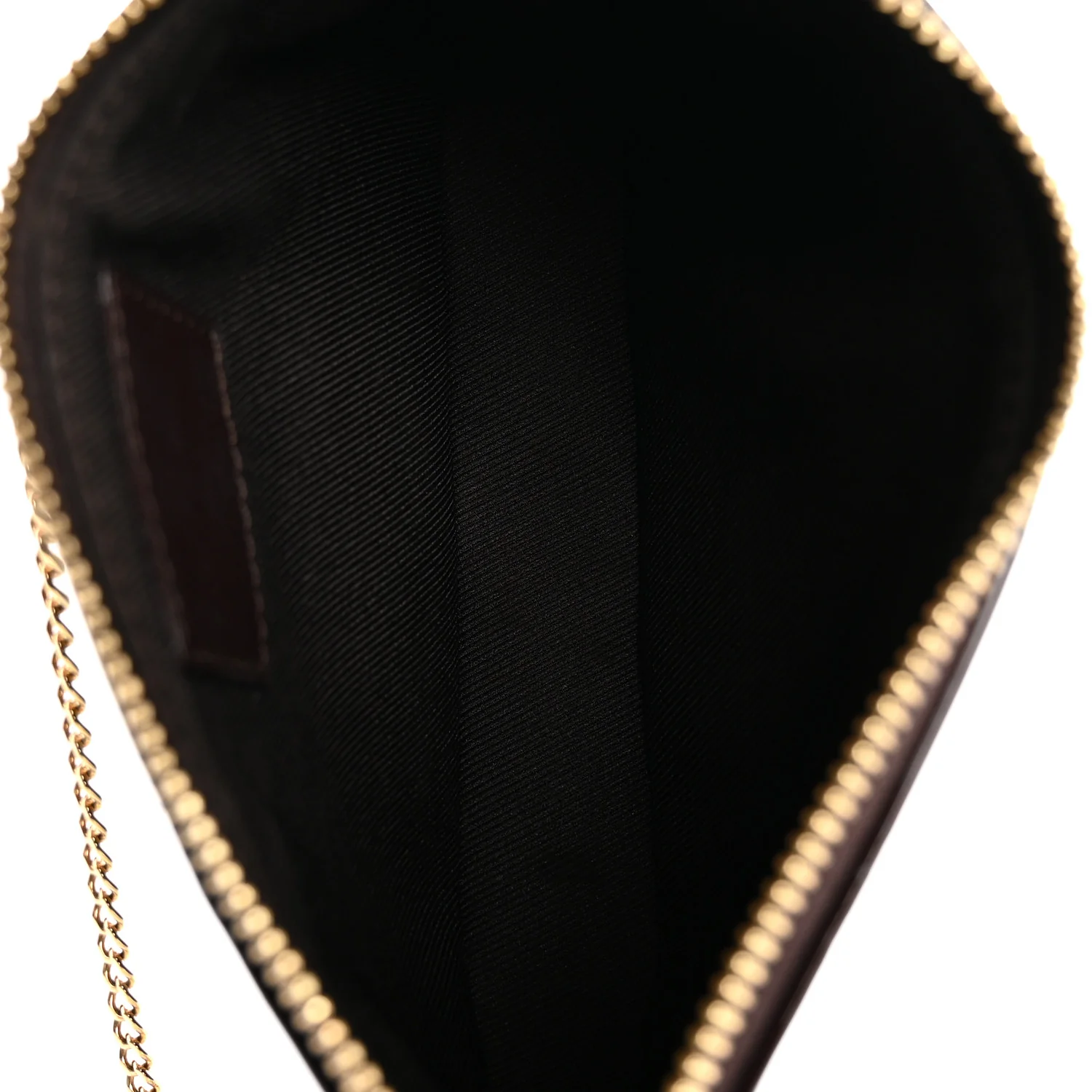 Vernis Monogram Mini Pochette Accessories Amarante