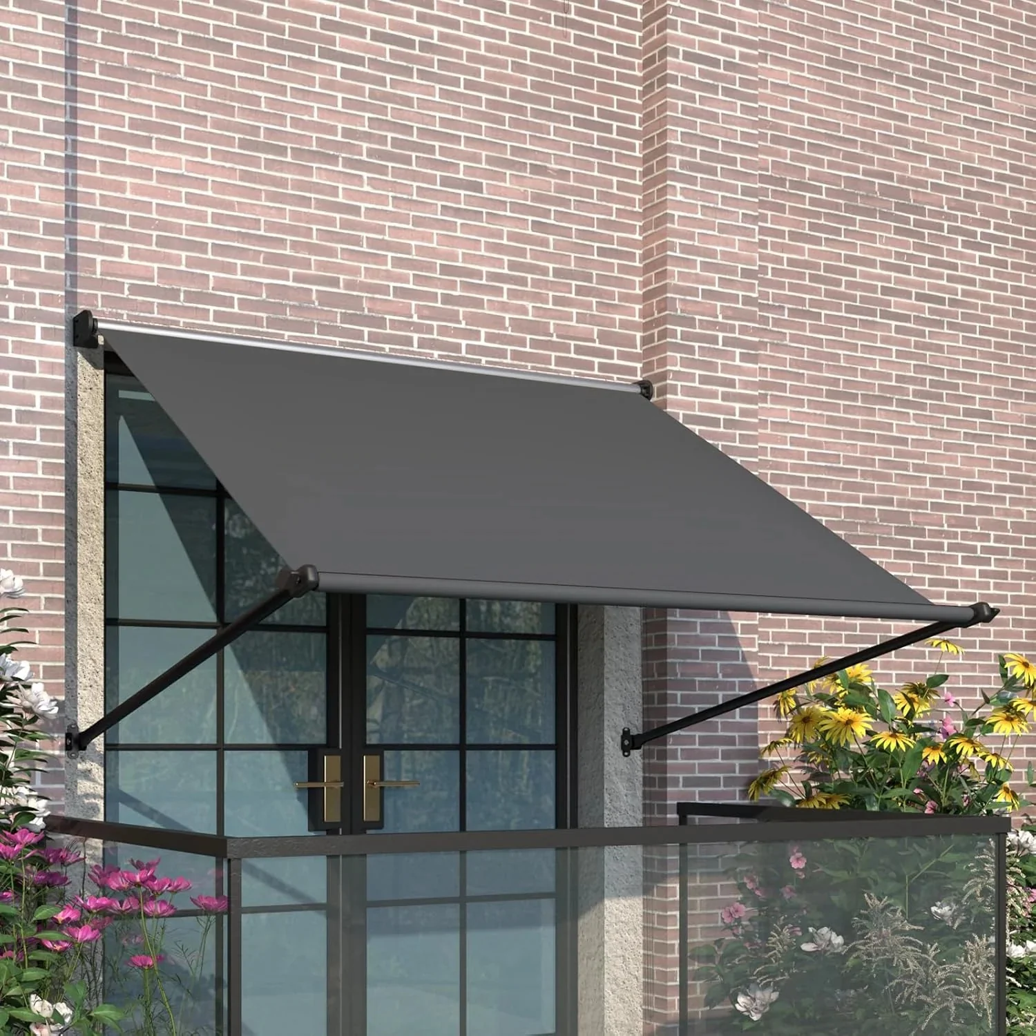 AECOJOY Retractable Awning, 65