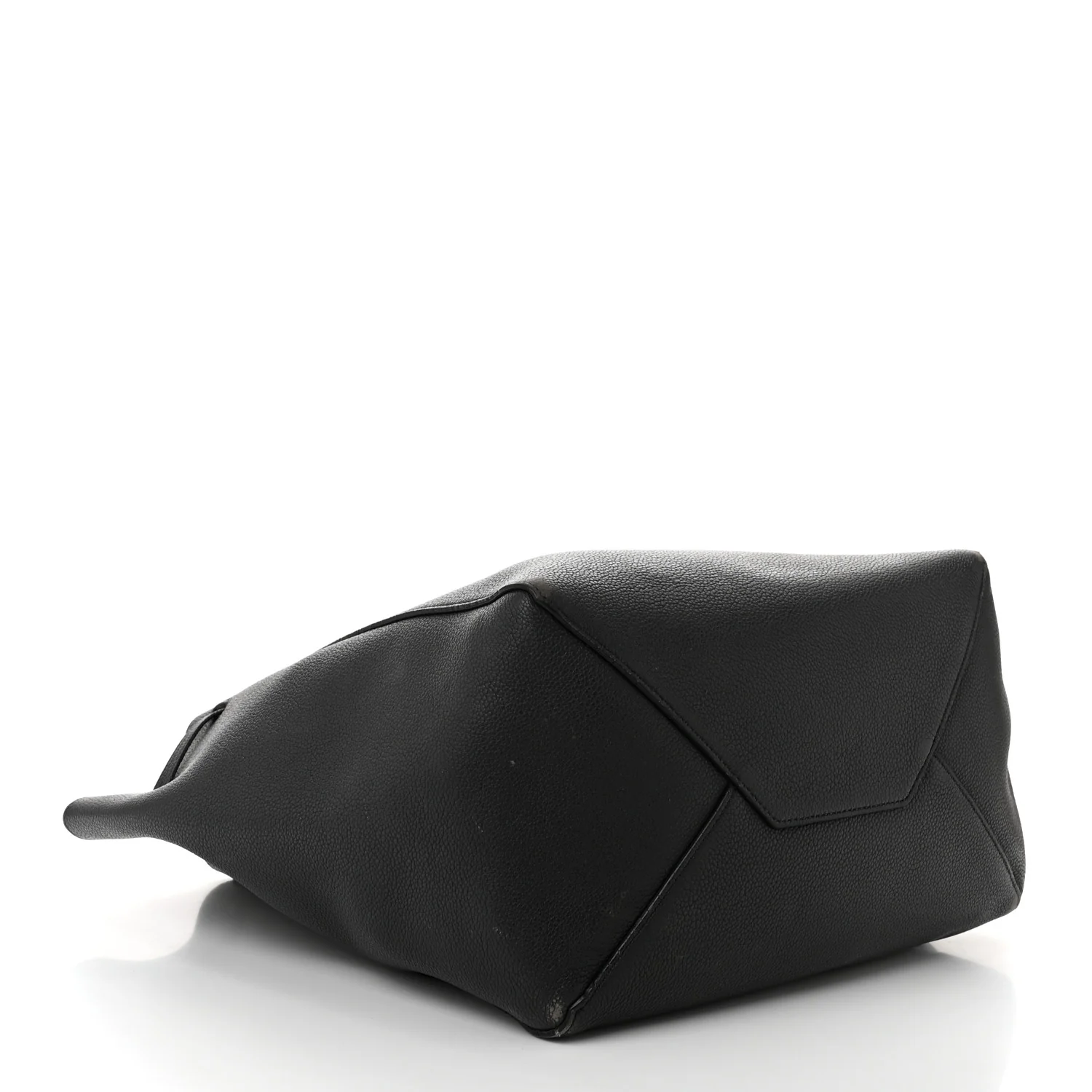 Soft Grained Calfskin Medium Belt Cabas Phantom Medium Grey