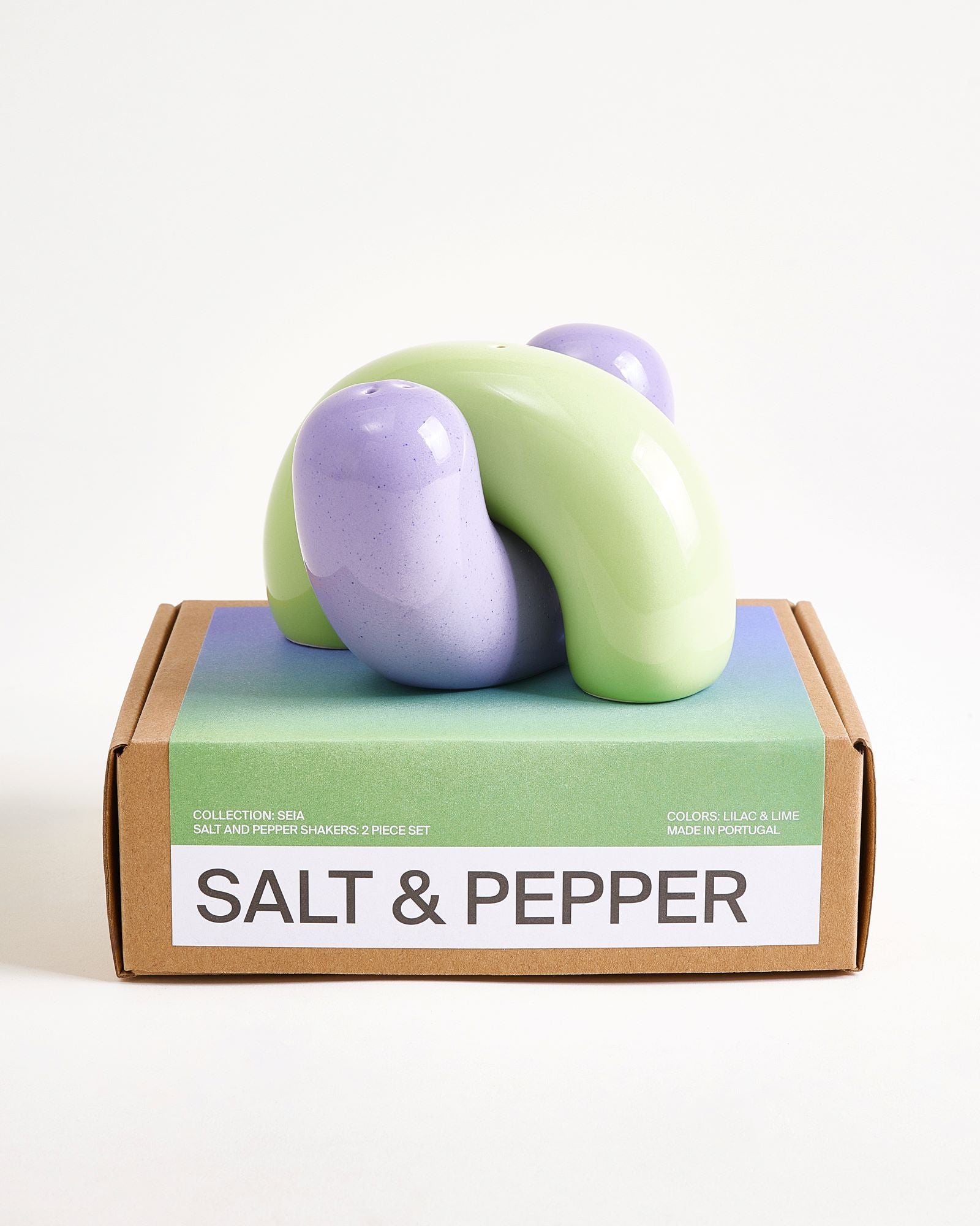 SEIA - SALT & PEPPER SHAKERS LIME PURPLE
