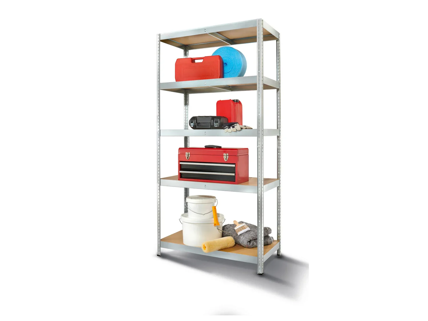 PARKSIDE Rayonnage, 5 tagres, 180 x 90 x 45 cm
