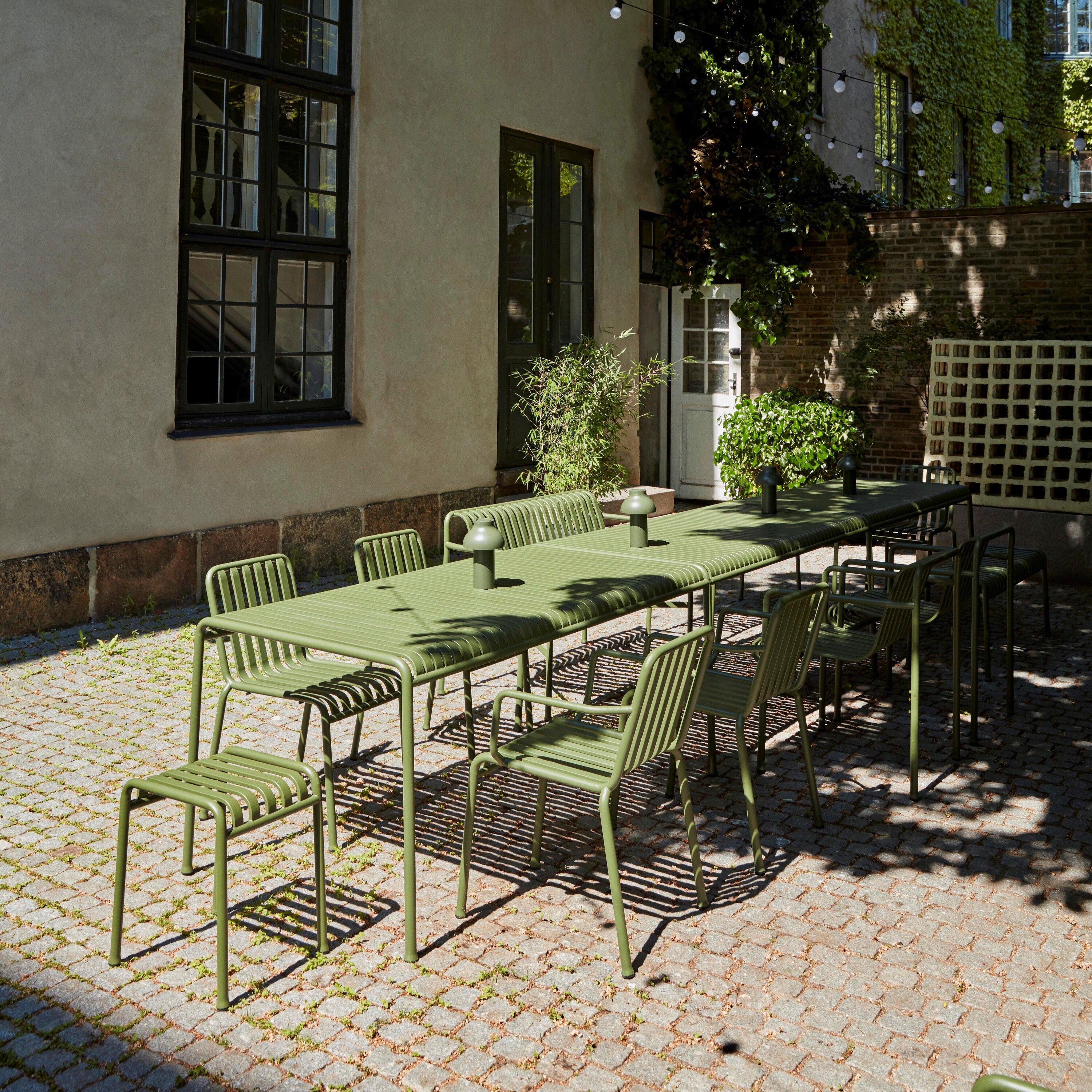 HAY Palissade Tuintafel 170 x 90 cm - Olijfgroen