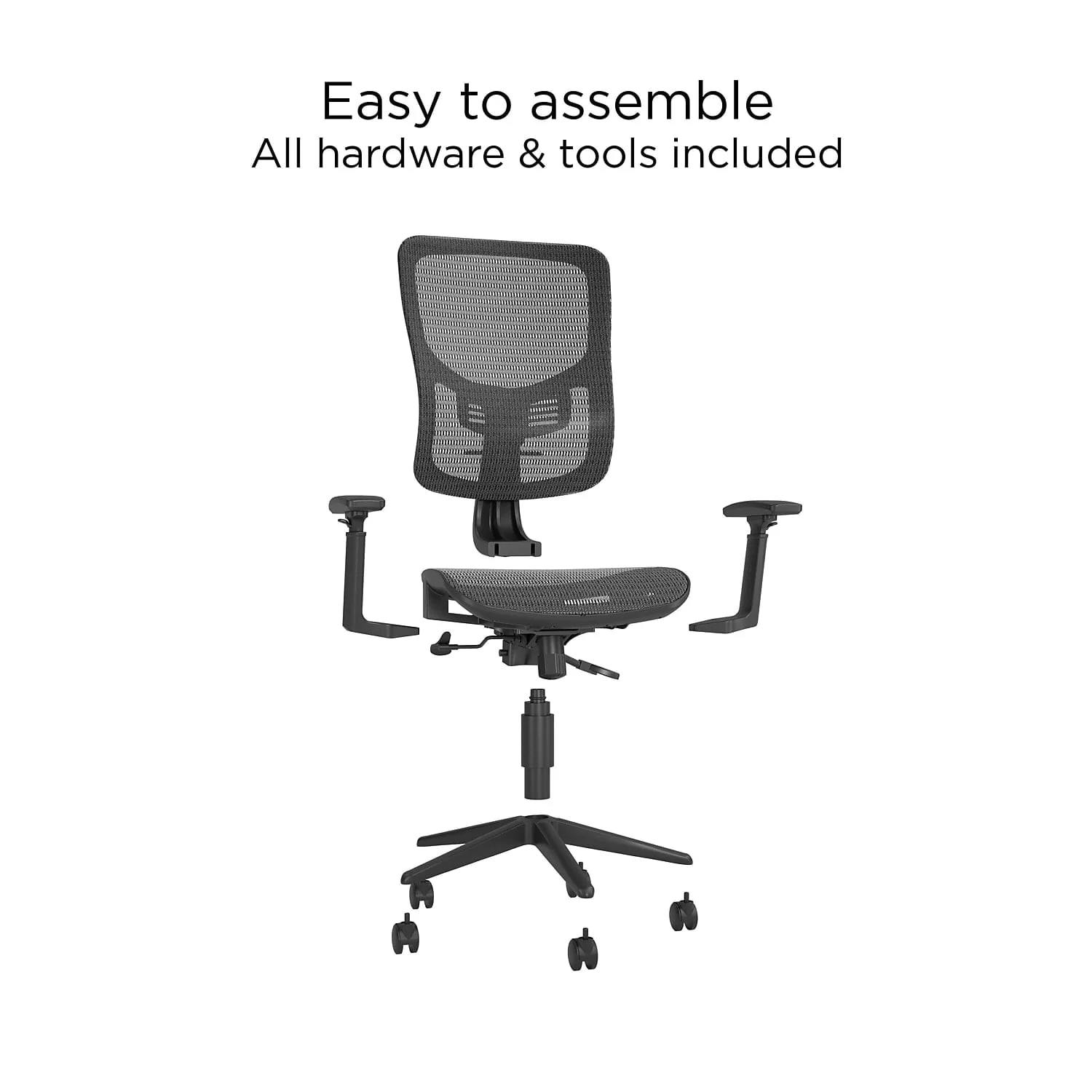 Kroy Mesh Task Chair Black UN59456 - Image 8