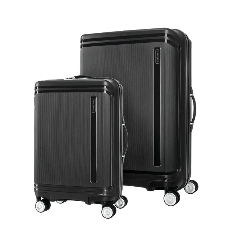 Black Hartlan 2 Piece Set Luggage Sets | 0473-YMUXG - SAMSONITE OUTLET