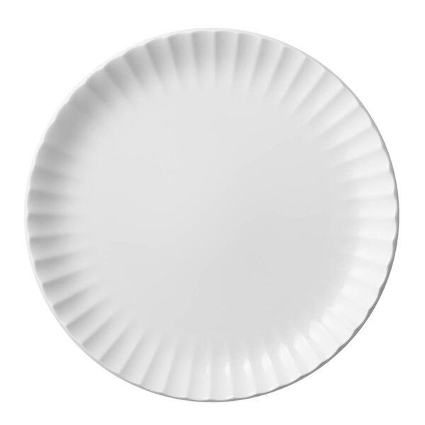Bernadotte coupe tallerken 22,5 cm hvit
