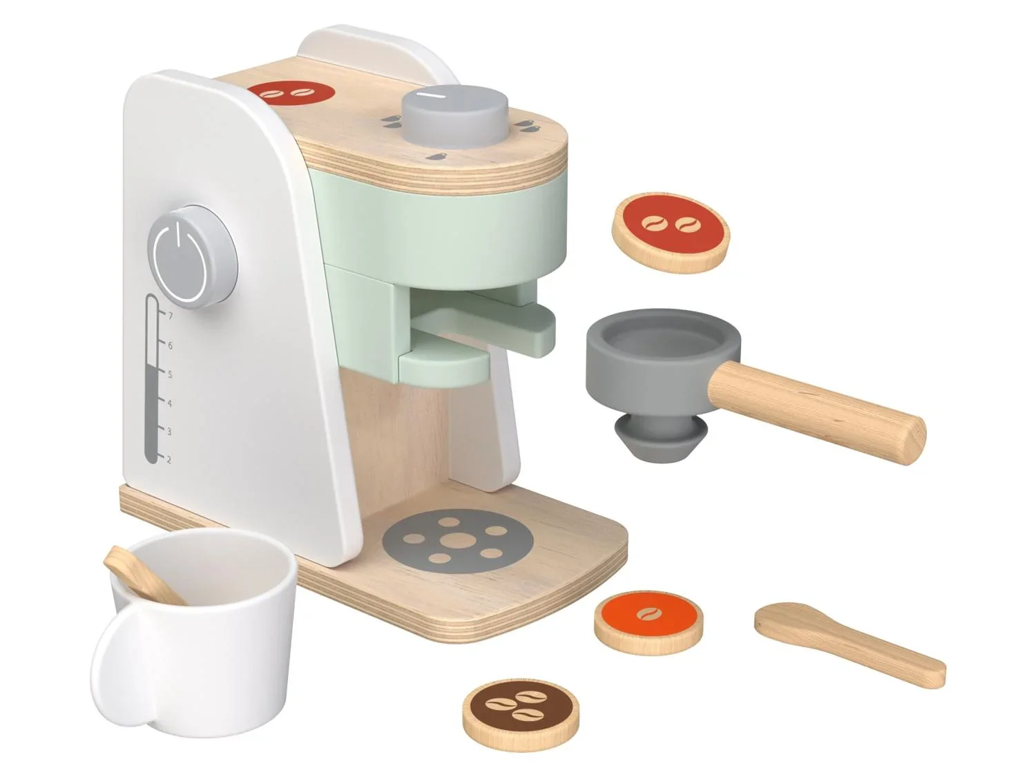 Playtive Set d'accessoires de cuisine en bois
