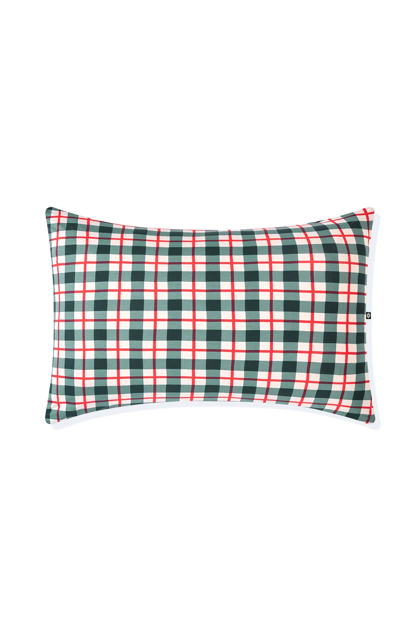 Standard Pillowcase in Holiday Plaid