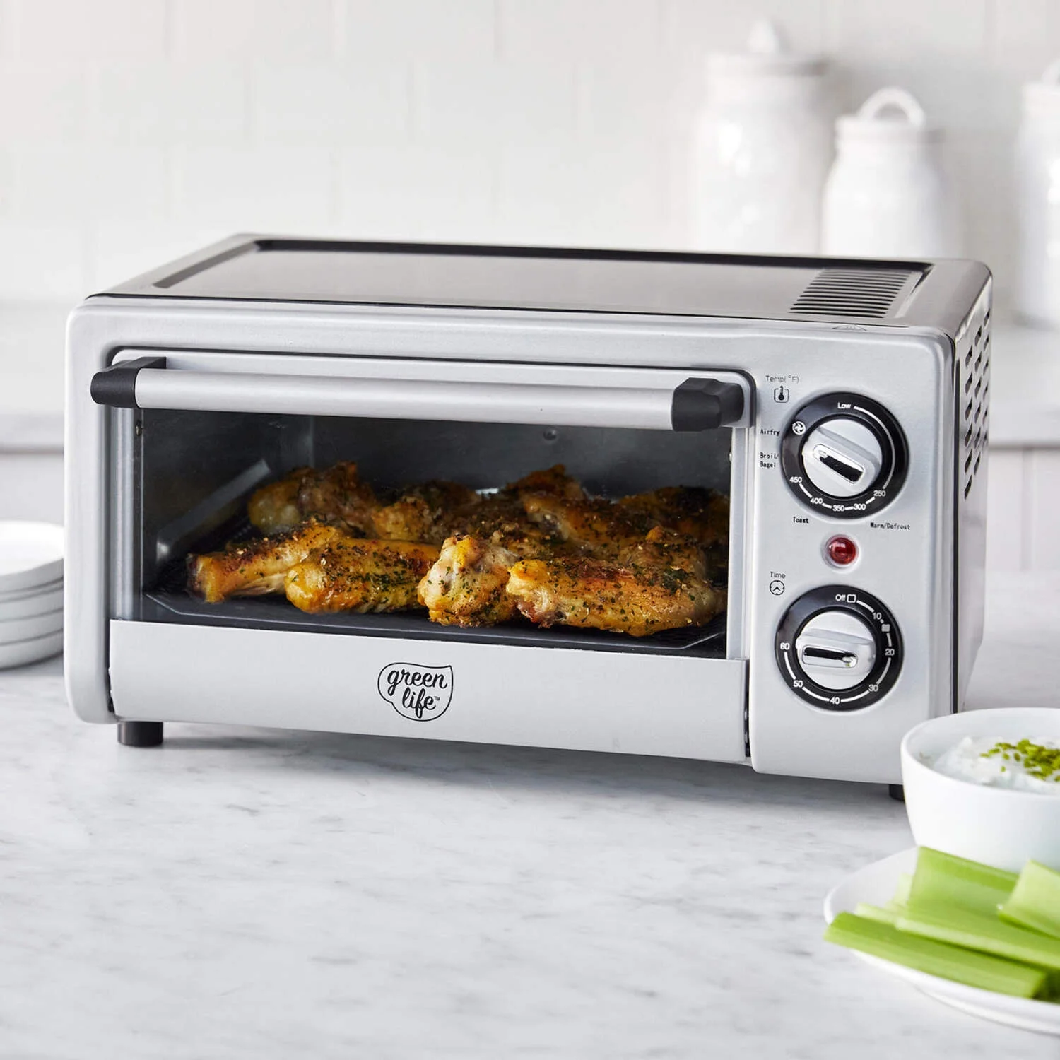 Air Fry Toaster Oven | Black(Black) - Image 2