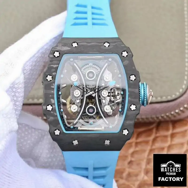 Richard Mille RM53-01 Tourbillon Pablo Mac Donough JB Factory Black Hollow Dial