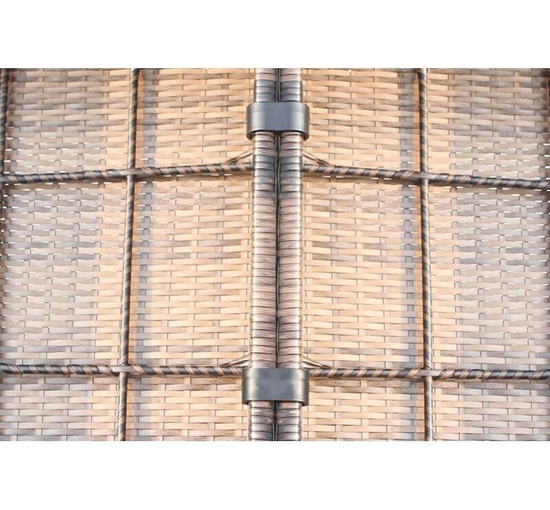 Ensemble de sièges Widener en osier/rotin pour 4 personnes avec coussins