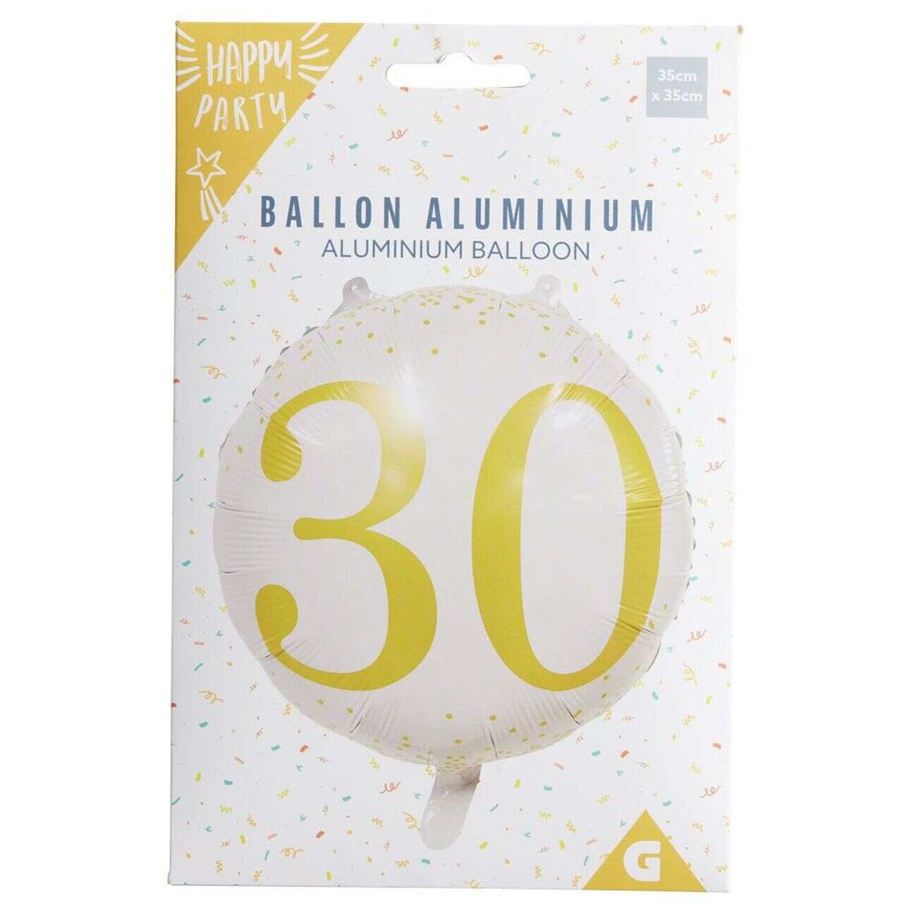 Ballon alu 30 ans Ø46cm