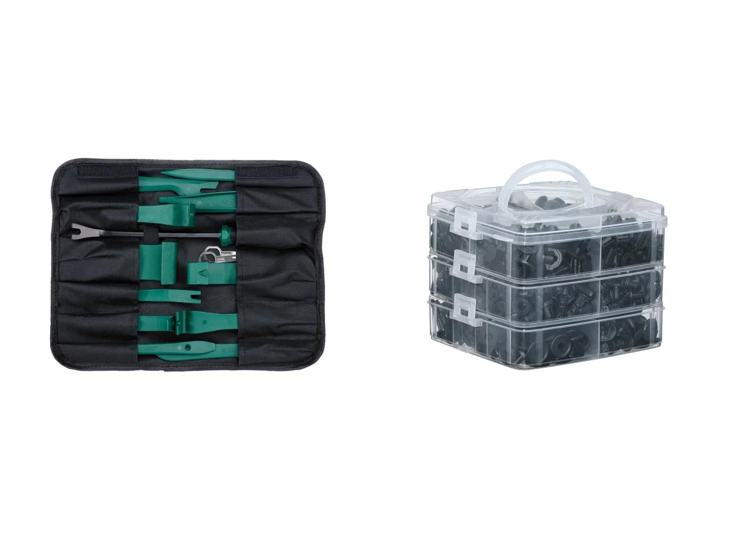 PARKSIDE Set doutils de dmontage automobile ou Clips de fixation et serre-cbles