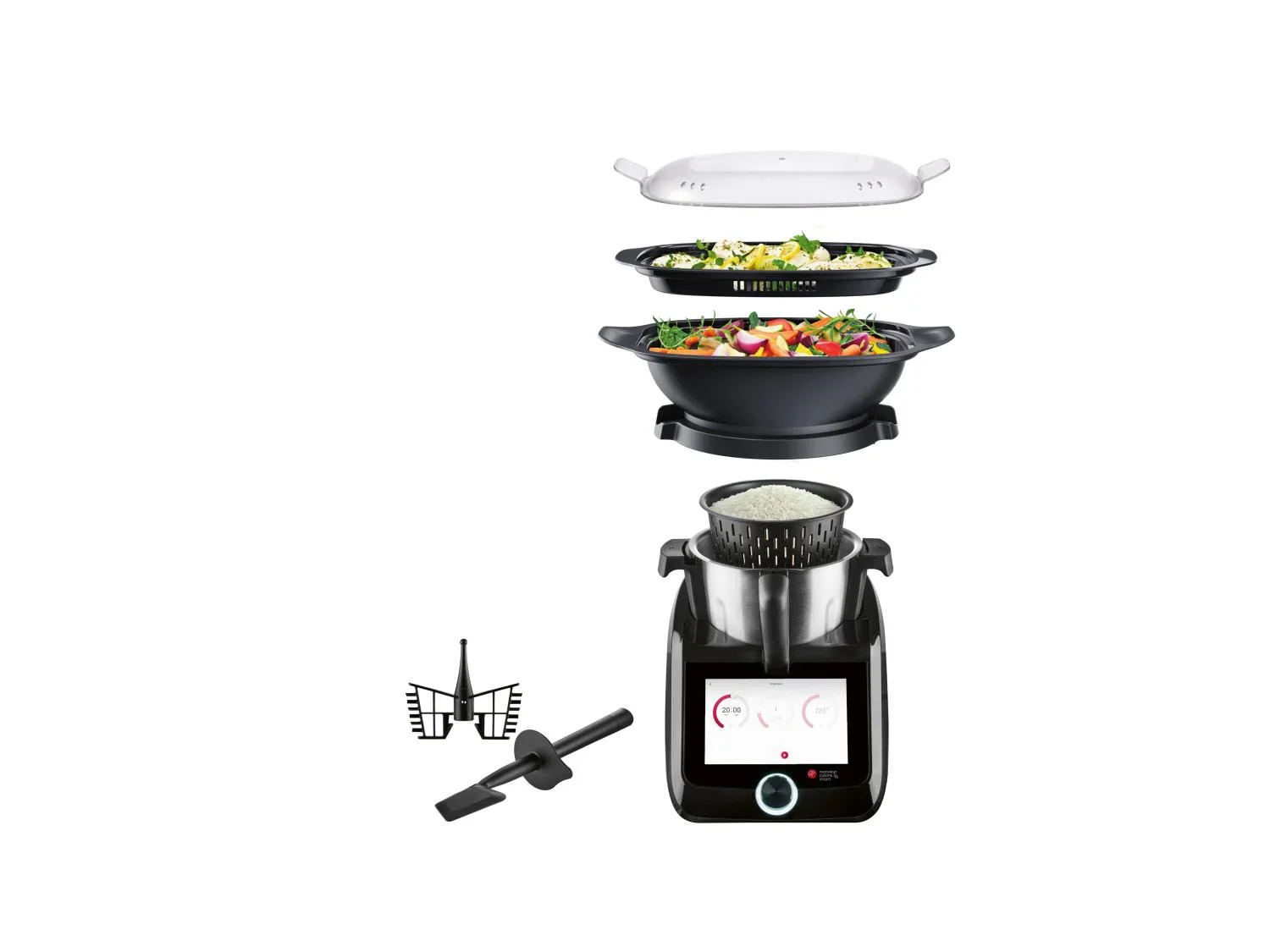 SILVERCREST Monsieur Cuisine Smart Black Edition
