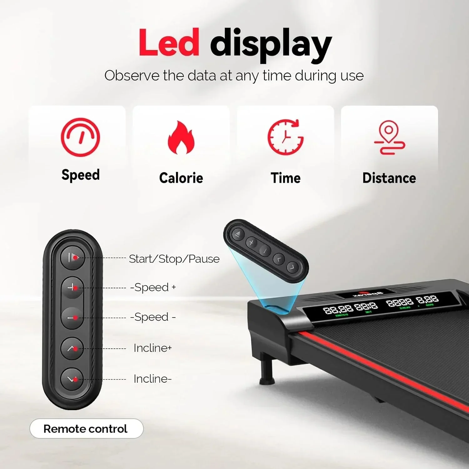 Walking Vibration Pad with APP, 3 in 1 Under Desk Treadmill, 2.5HP Low Noise Walking Treadmill Pad with Remote Control,Portable Treadmills for Home Office