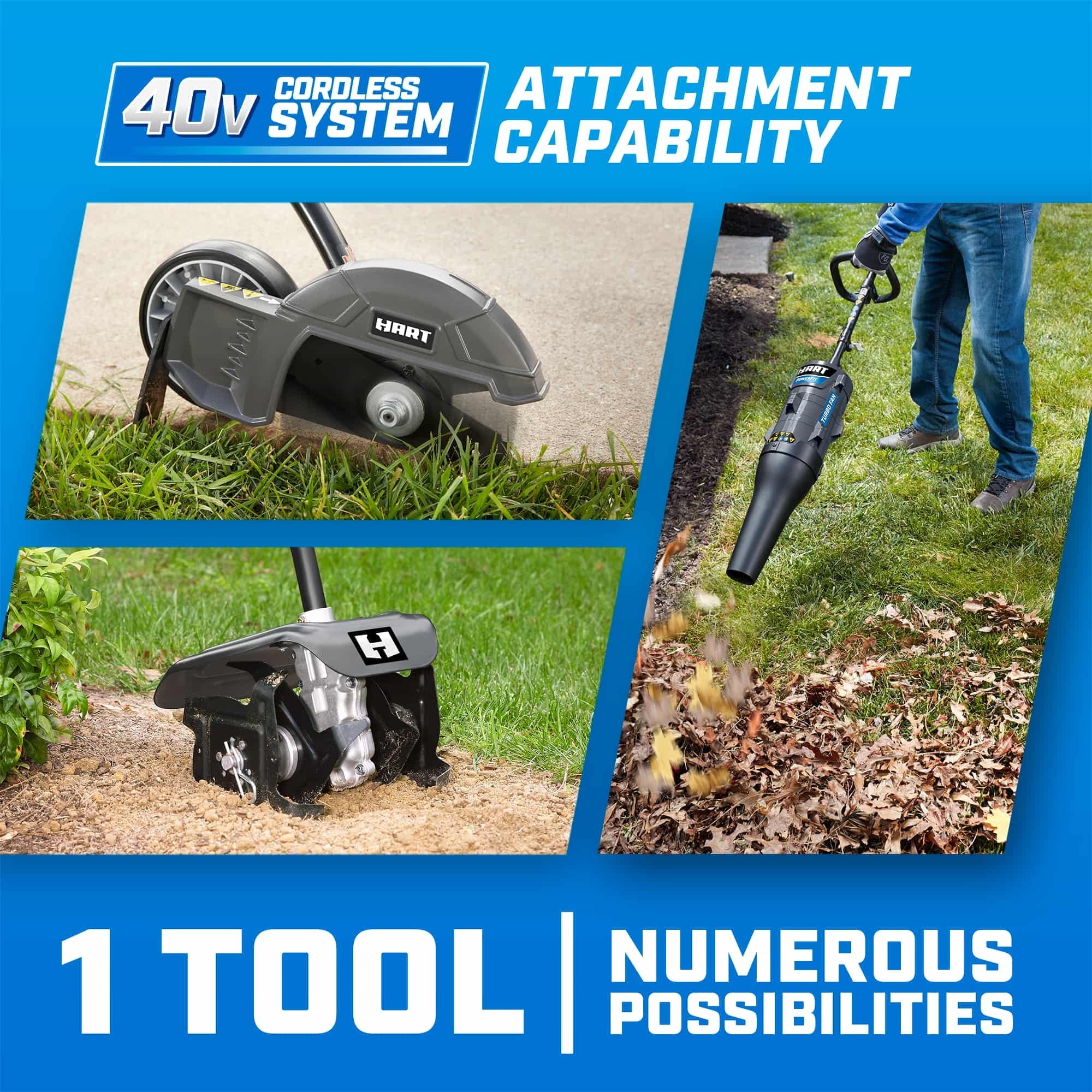 40-Volt Cordless Attachment Capable 15-inch String Trimmer Kit, (1) 4.0Ah Lithium-Ion Battery(Battery Included) - Image 7