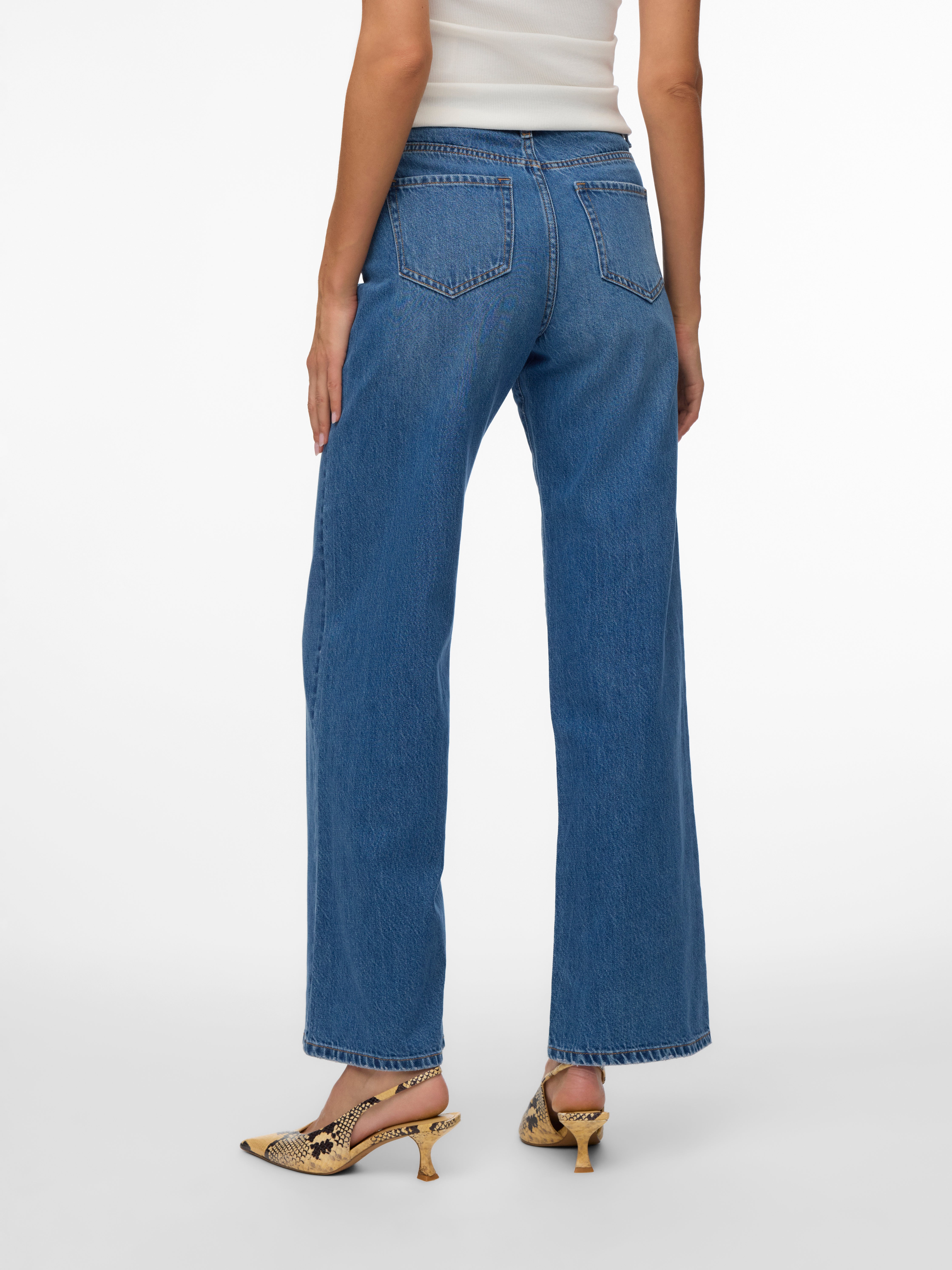 VERO MODA® VMVEGA High rise Wide Leg Fit Jeans