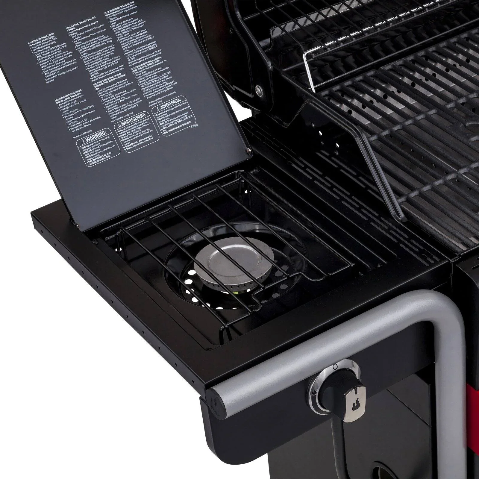 Gas2Coal 4-Burner LP Gas & Charcoal Outdoor Combination Grill