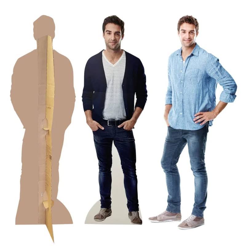 All Personalization Custom Life Size Cardboard Cutout - Personalized High Resolution Stand Up Custom Cutout Upload Your Own Photo - Perfect for