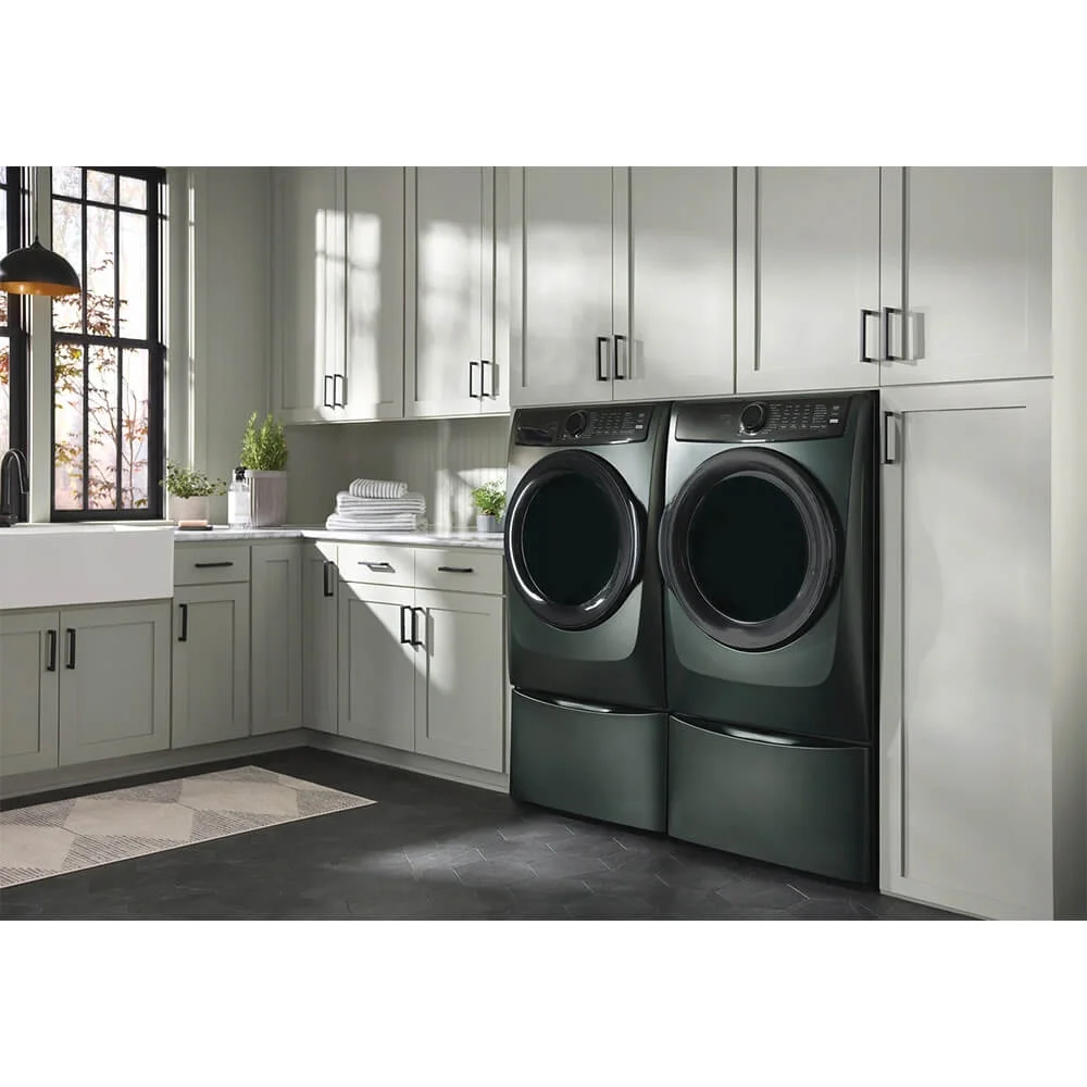 Electrolux ELFE7738AA 8.0 Cu. Ft. Alpine Green Front Load Perfect Steam Electric Dryer