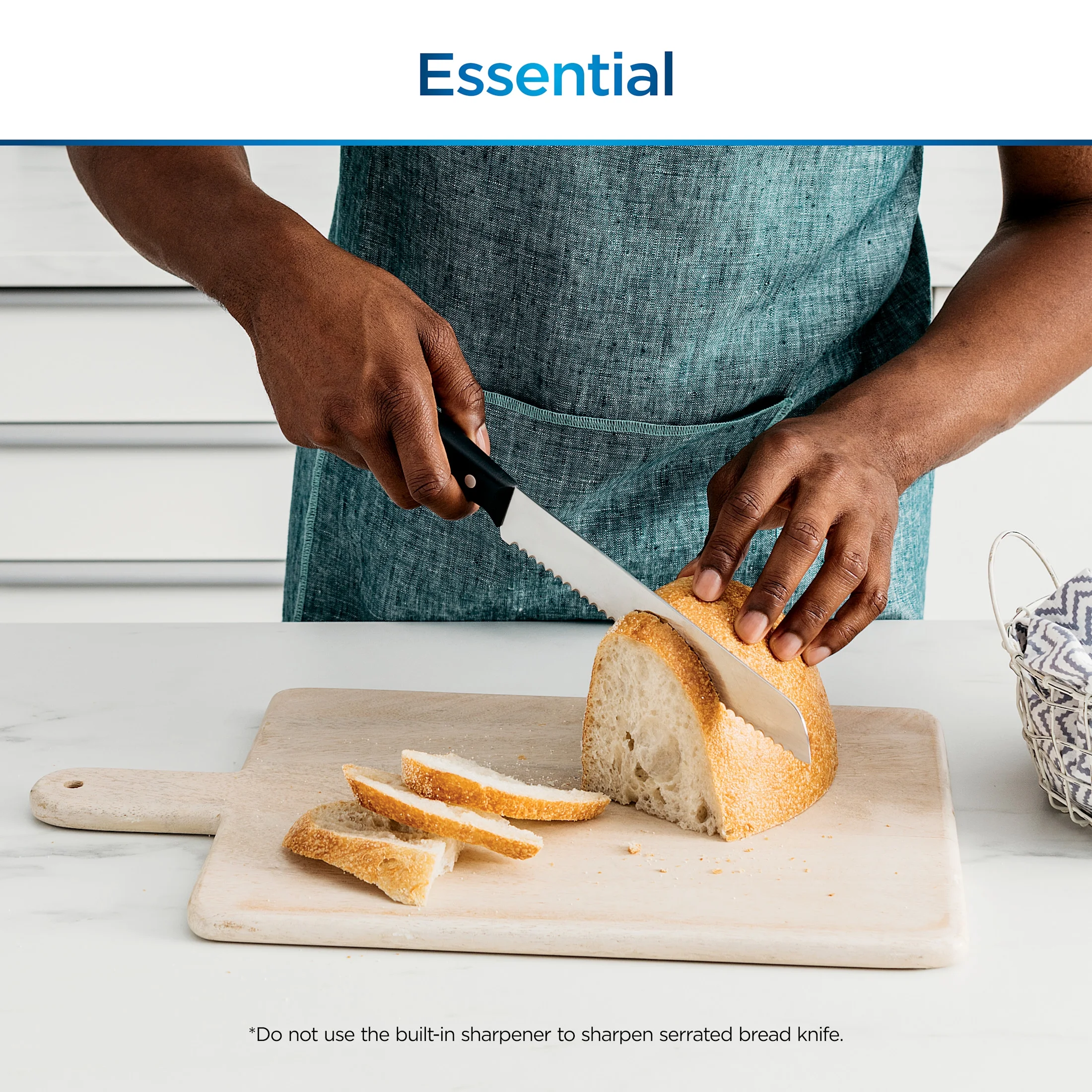 Ninja? Neverdull? 7 - Piece Prep Knife System, Essential, Stainless Steel, Built - in Sharpener, K12007BRN