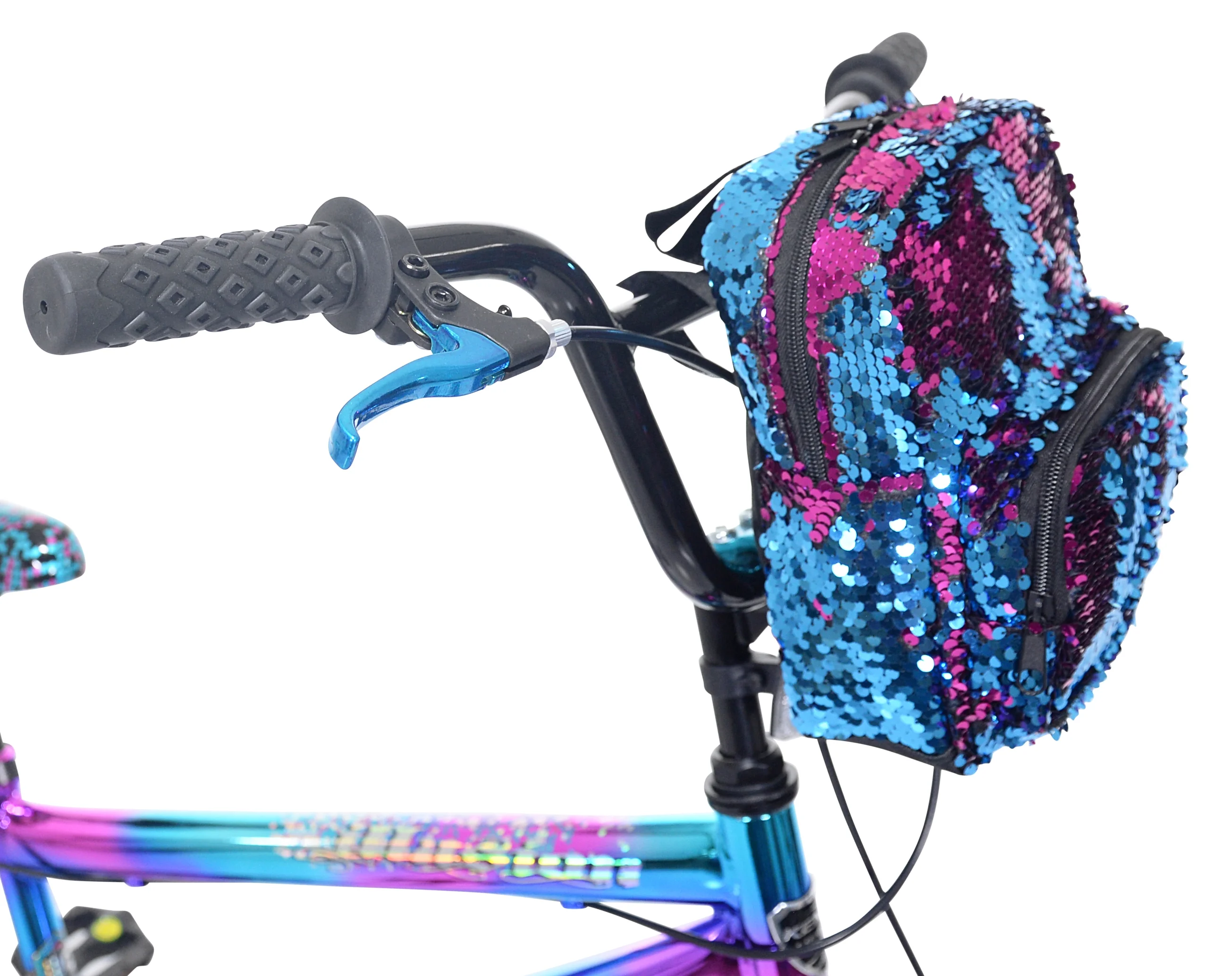 20" Illusion BMX Bicycle, Fits Riders 4'2"-5', Blue/Purple, Child, Unisex - Image 7