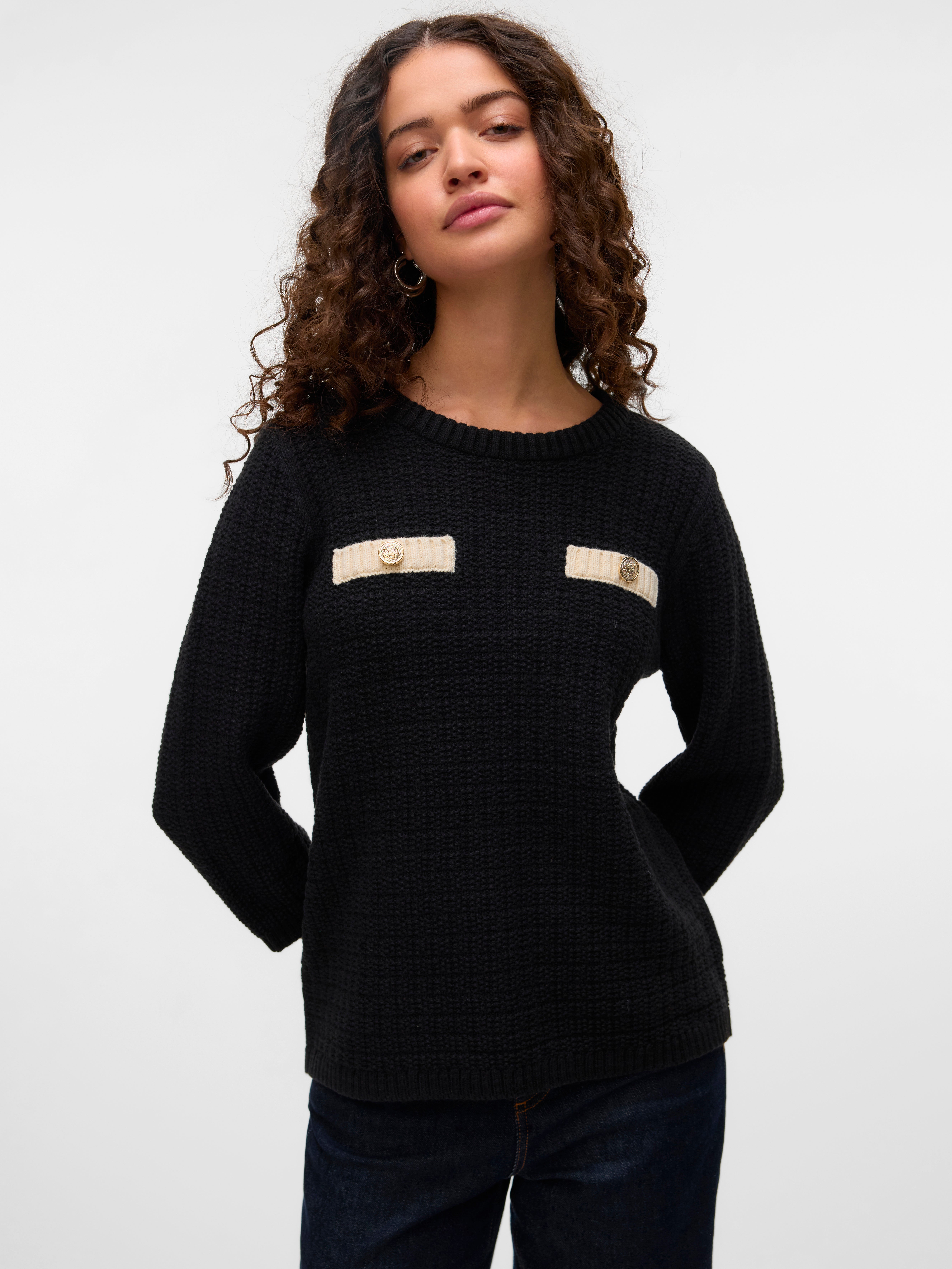 VERO MODA® VMHARPER Knitted pullover