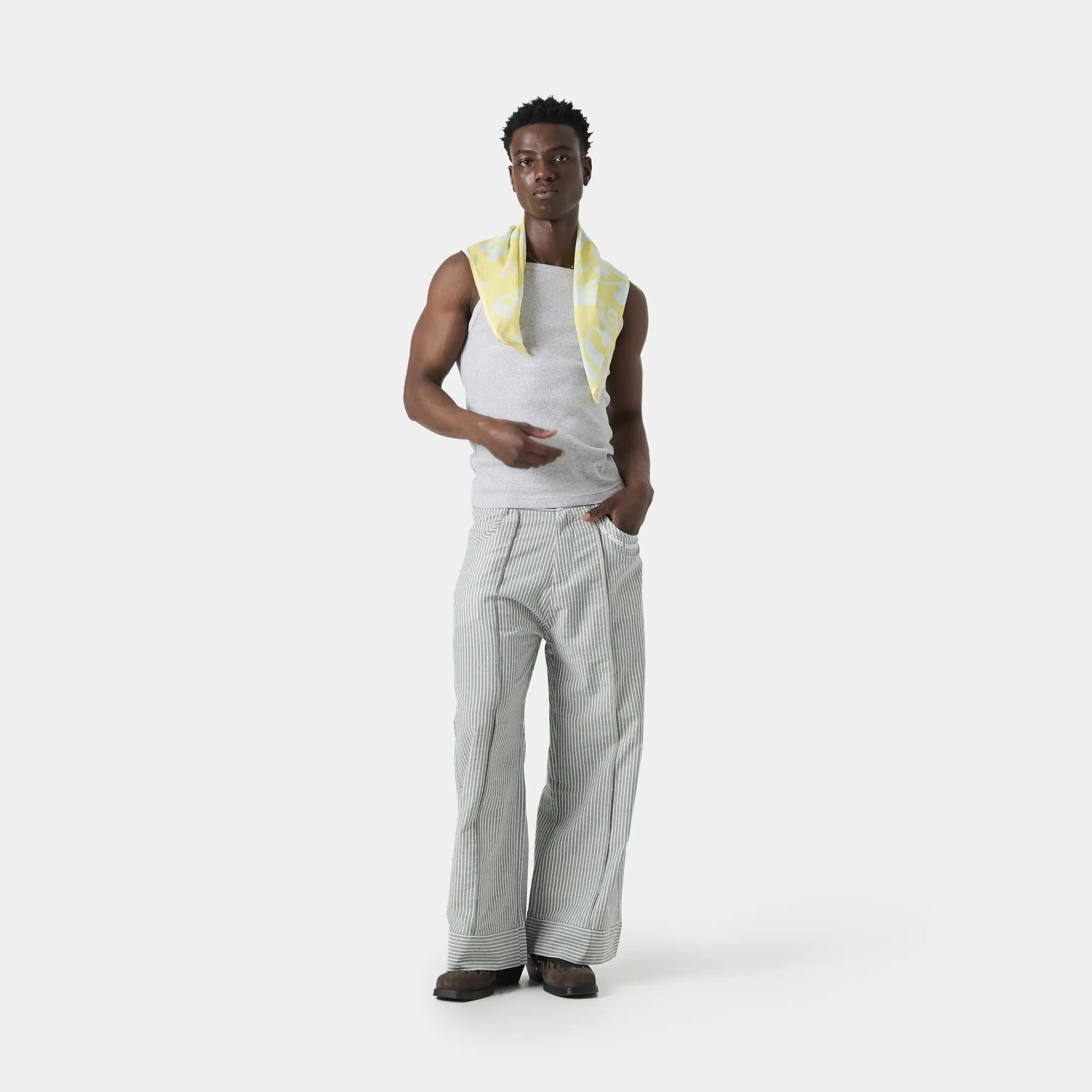 Striped Hunt Baggy Pants