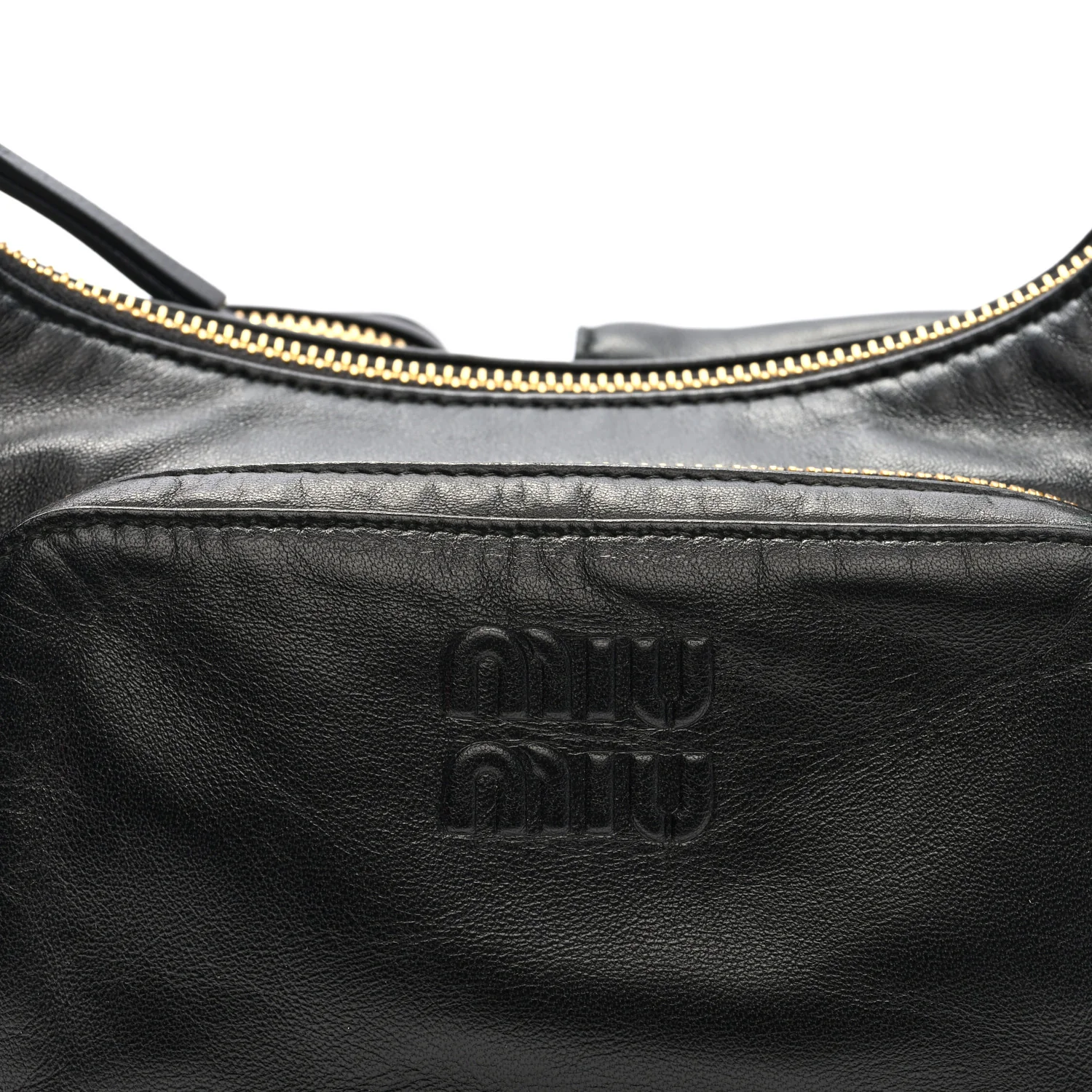 Nappa Multi Pocket Hobo Black