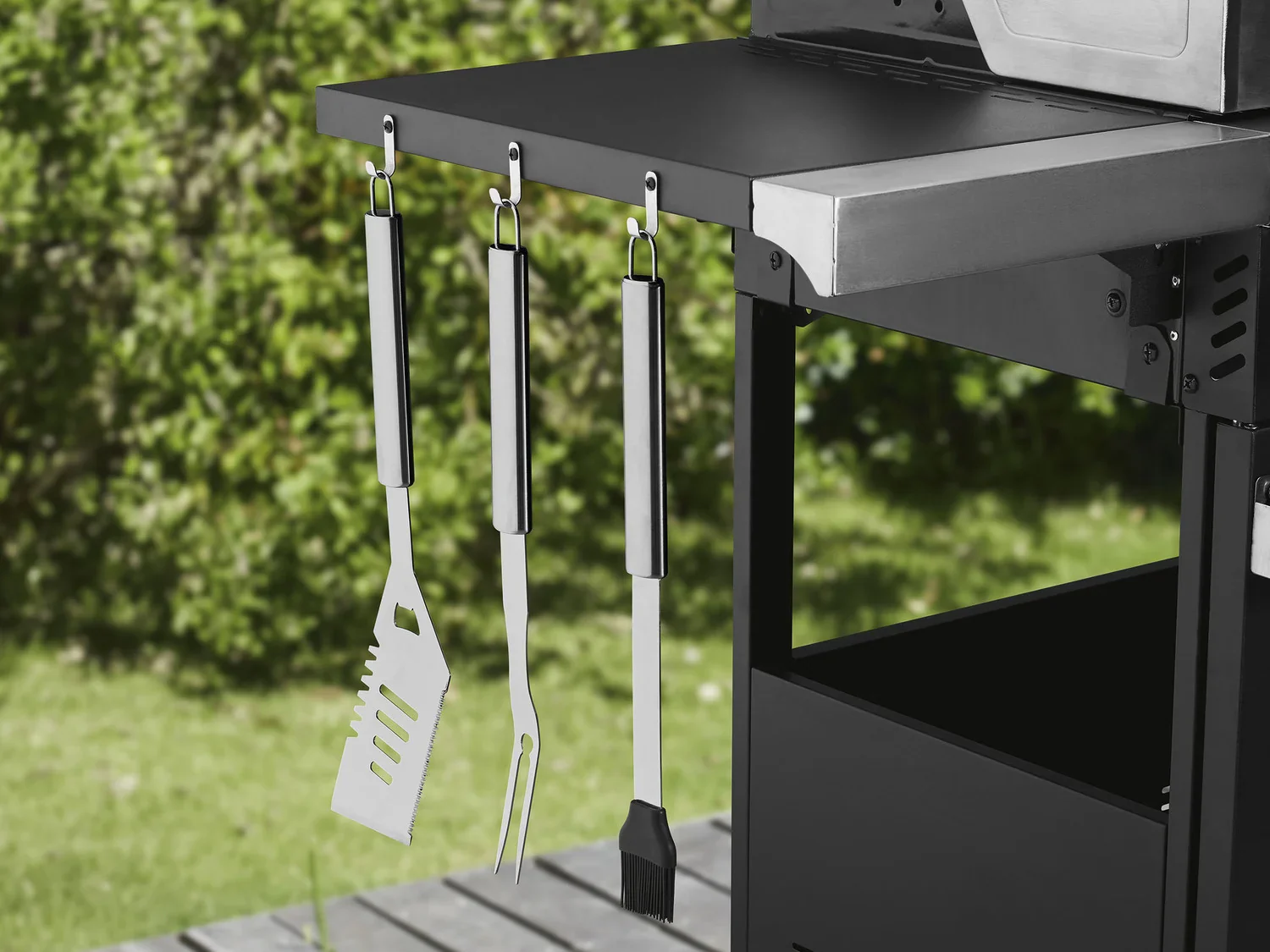 GRILLMEISTER Barbecue  gaz, avec 4 zones de cuisson