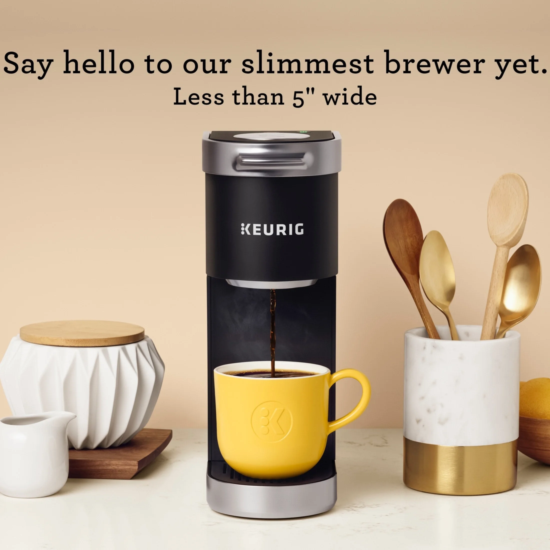 Keurig K - Mini Plus Single Serve K - Cup Pod Coffee Maker, Dusty Rosé