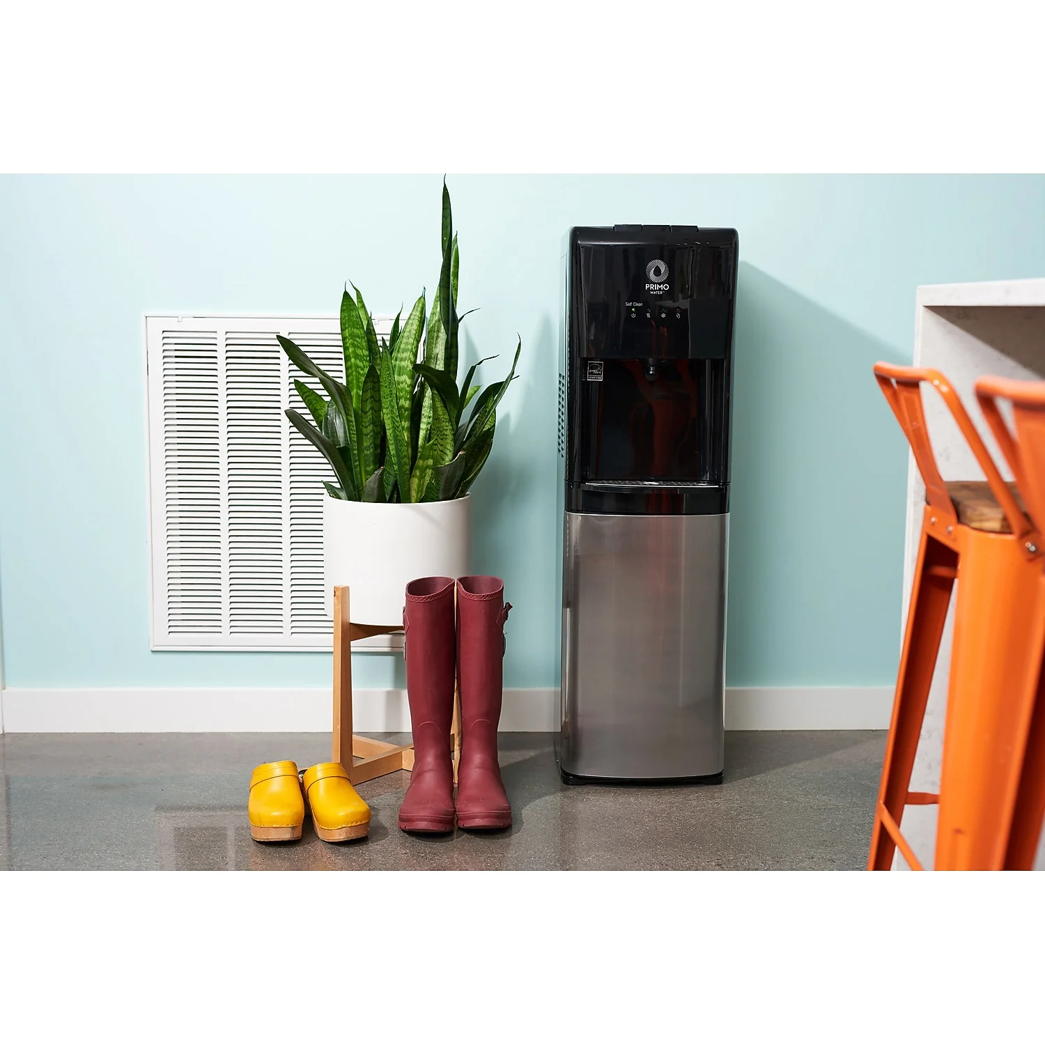 Water Deluxe Dispenser Bottom Loading, Hot/Cold/Cool Temp, Stainless - Image 2