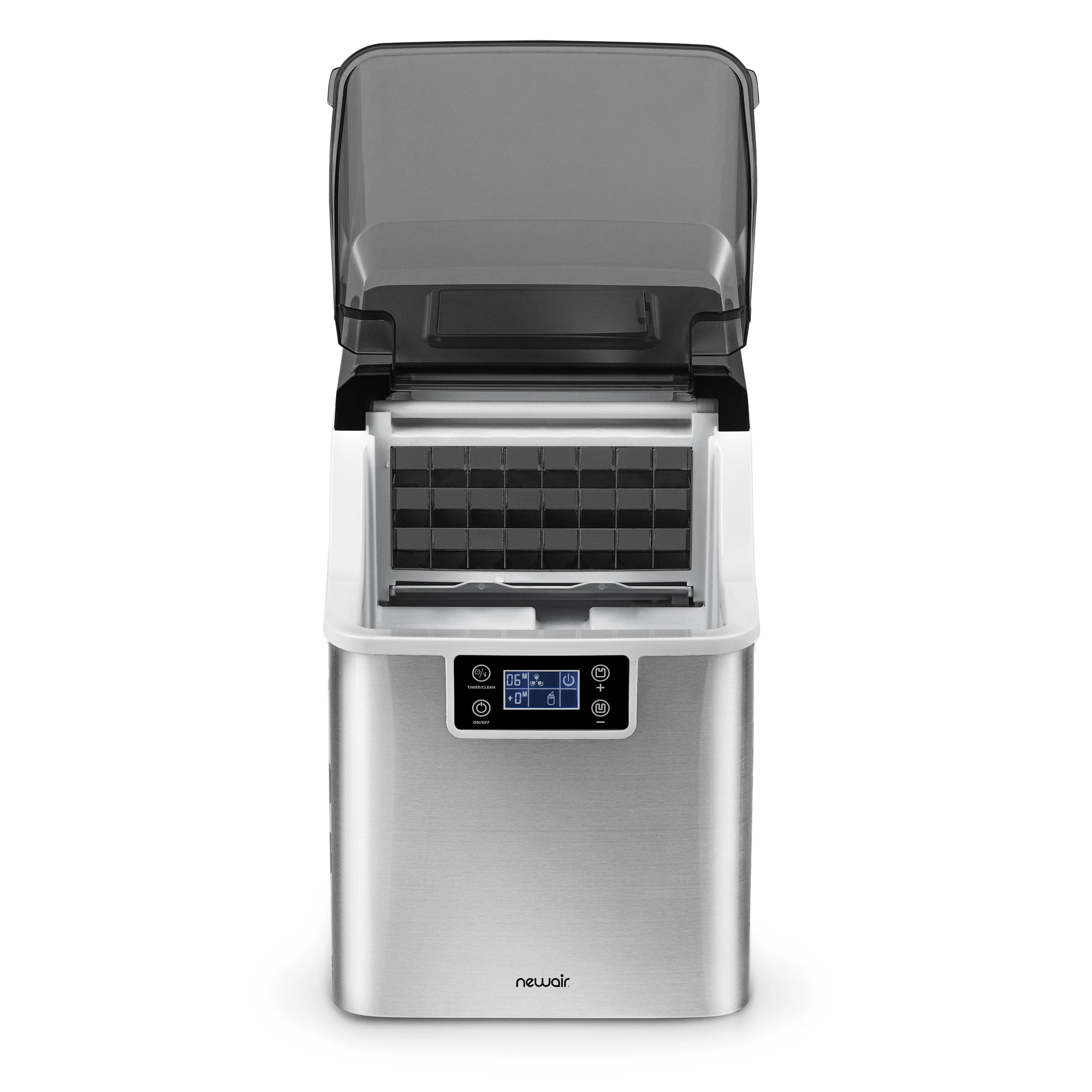 Newair Countertop Ice Maker. Clear Ice, 45 lbs/day - Stainless Steel