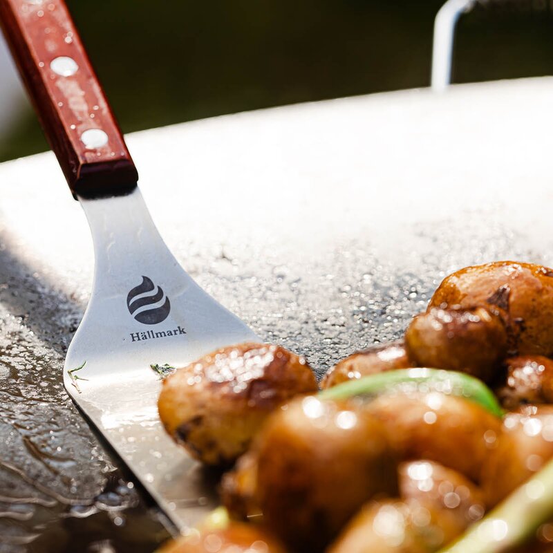 Grillspade 47 cm stål/tre
