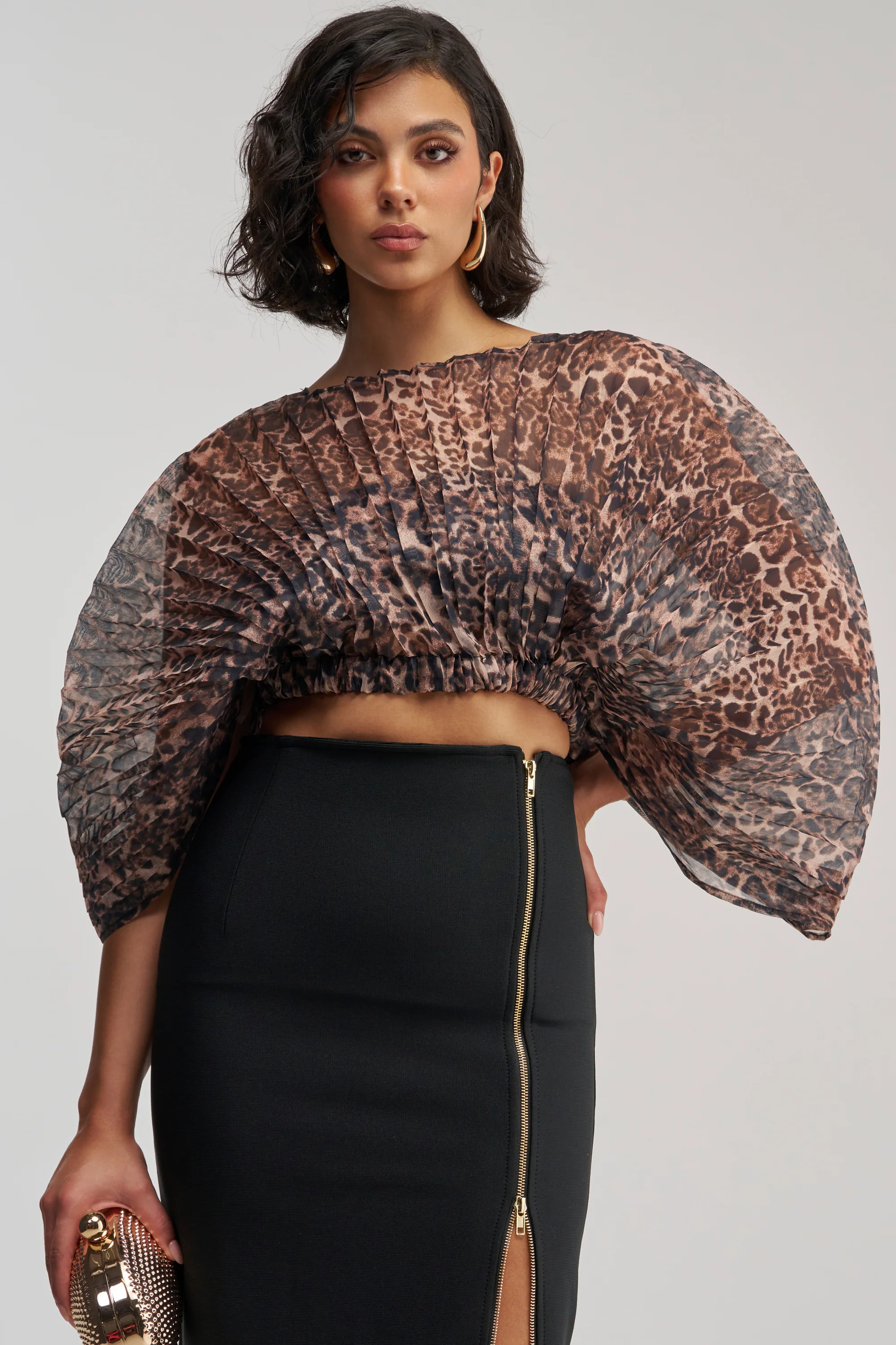 UNTAMED INSTINCT CHIFFON TOP - Akira Store
