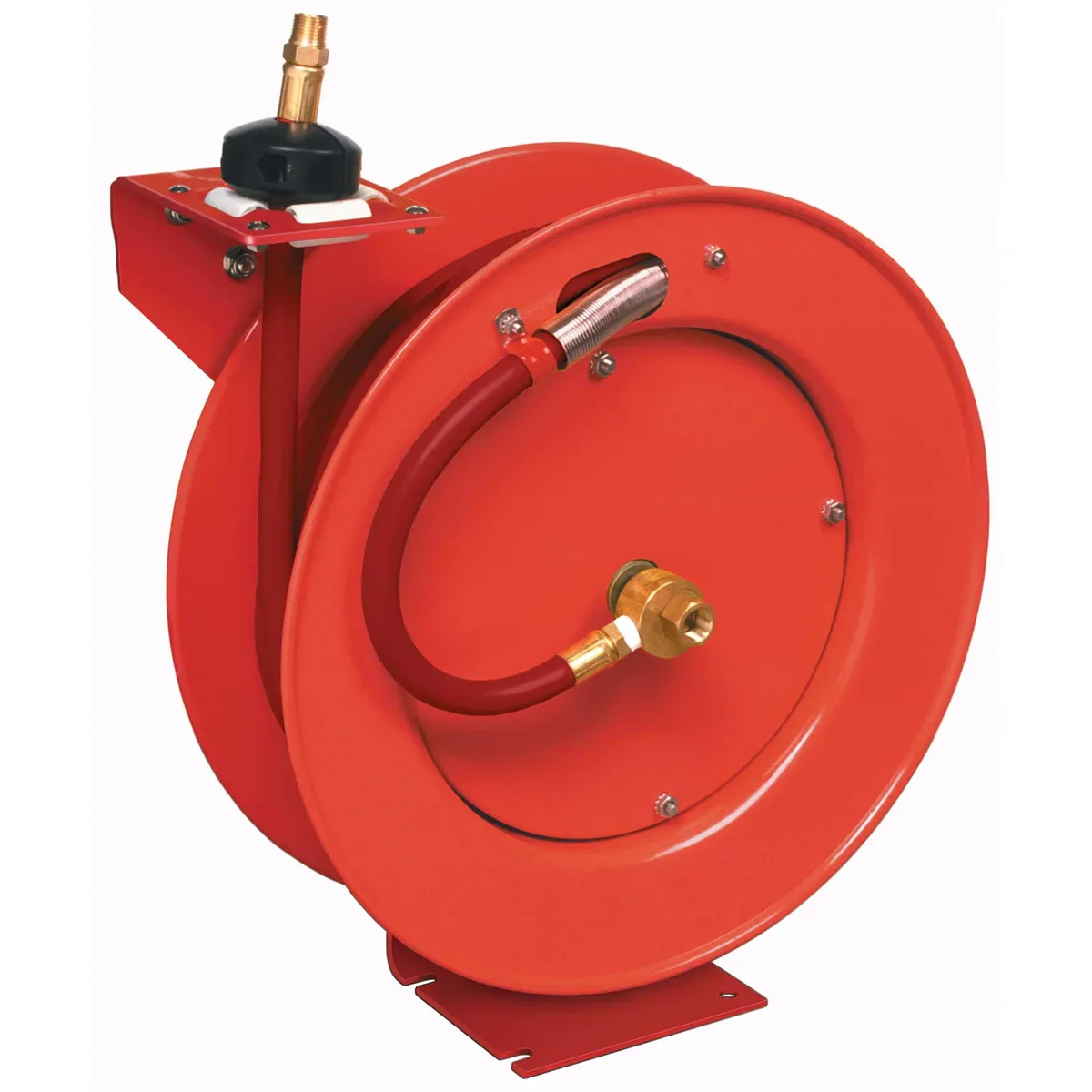 Lincoln 83754 Value Series Air and Water 50' x 1/2 Retractable Hose Reel