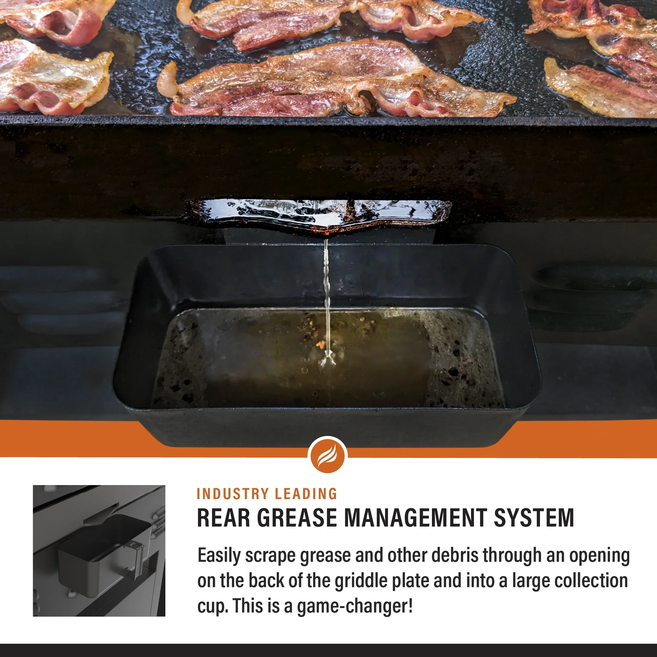 4-Burner 36 Griddle with Air Fryer and Hood