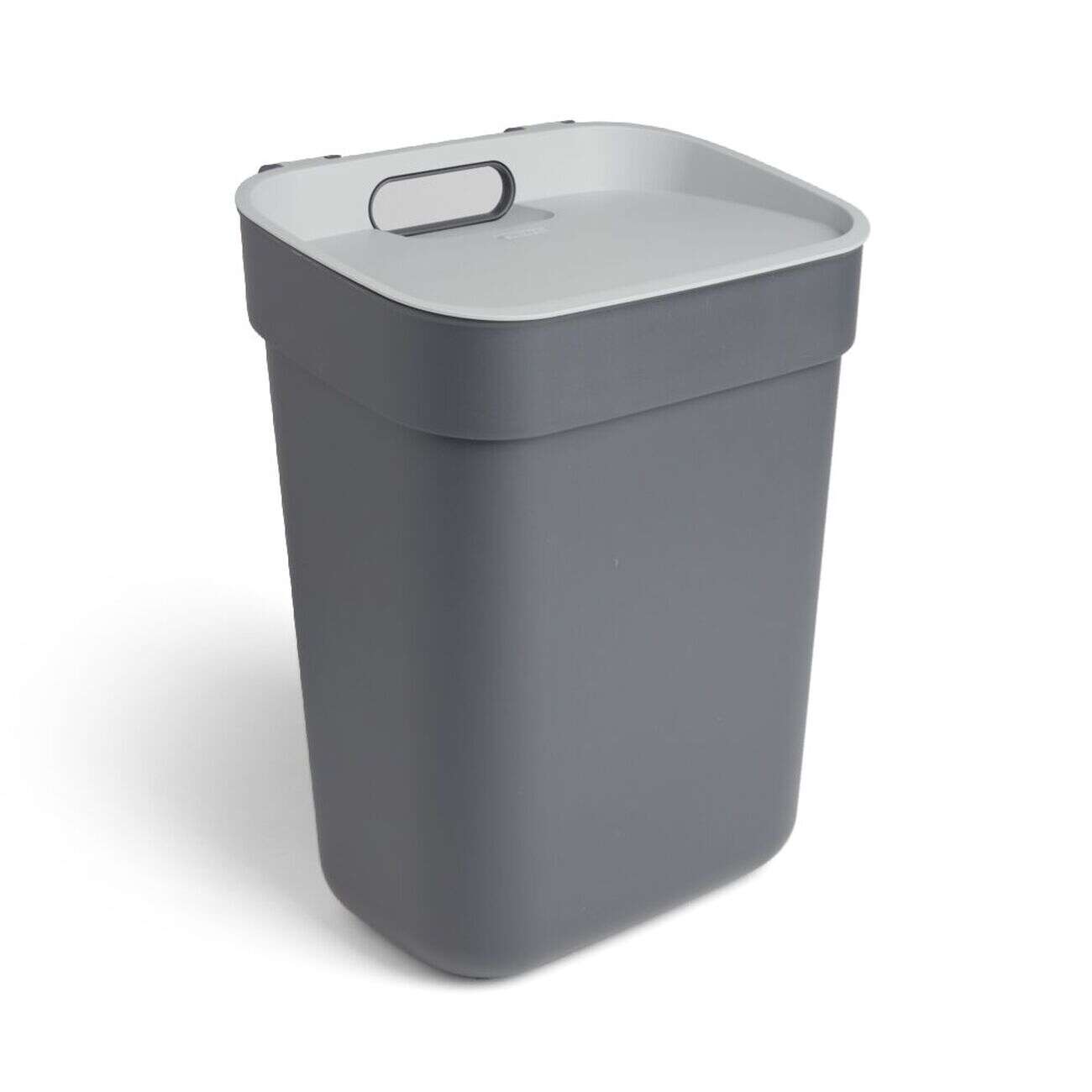 Poubelle de tri grise 10L