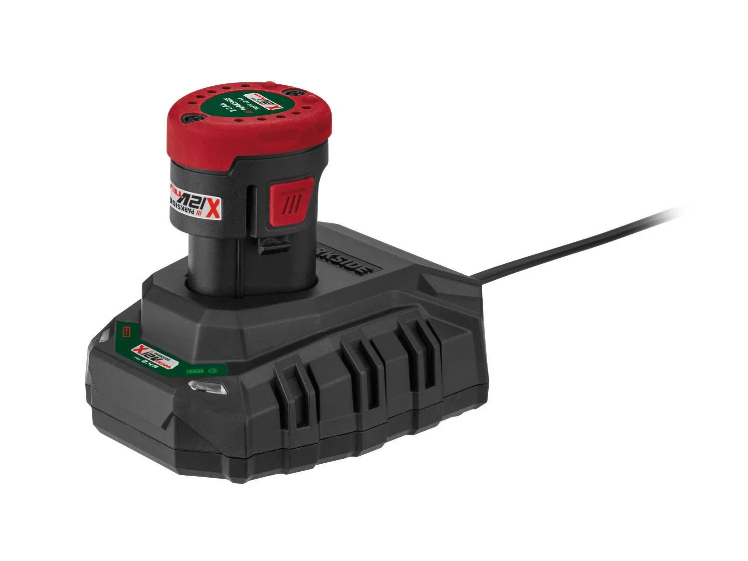PARKSIDE 2 batteries + Chargeur, 2 et 4 Ah, 12 V