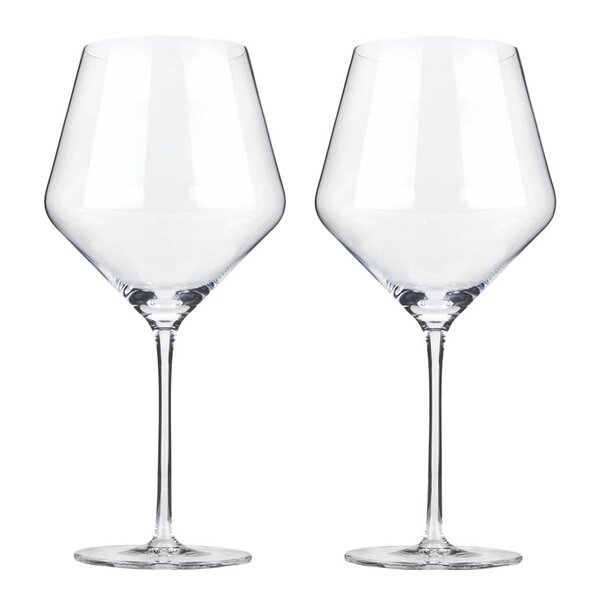 Raye vinklet burgunderglass i krystall 62 cl 2 stk