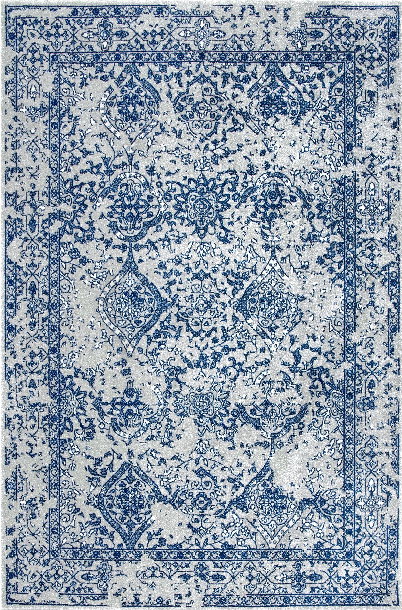 nuLOOM RZBD21B Light Blue Vintage Odell Area Rug