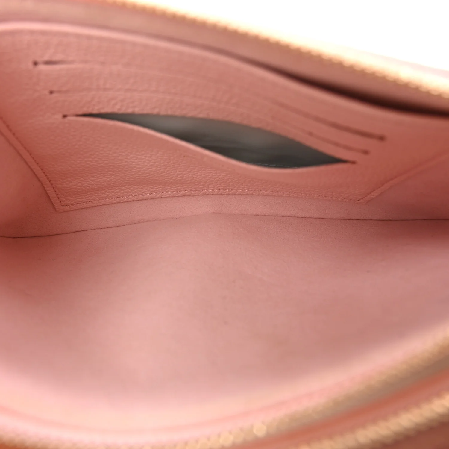 Empreinte Monogram Double Zip Pochette Rose