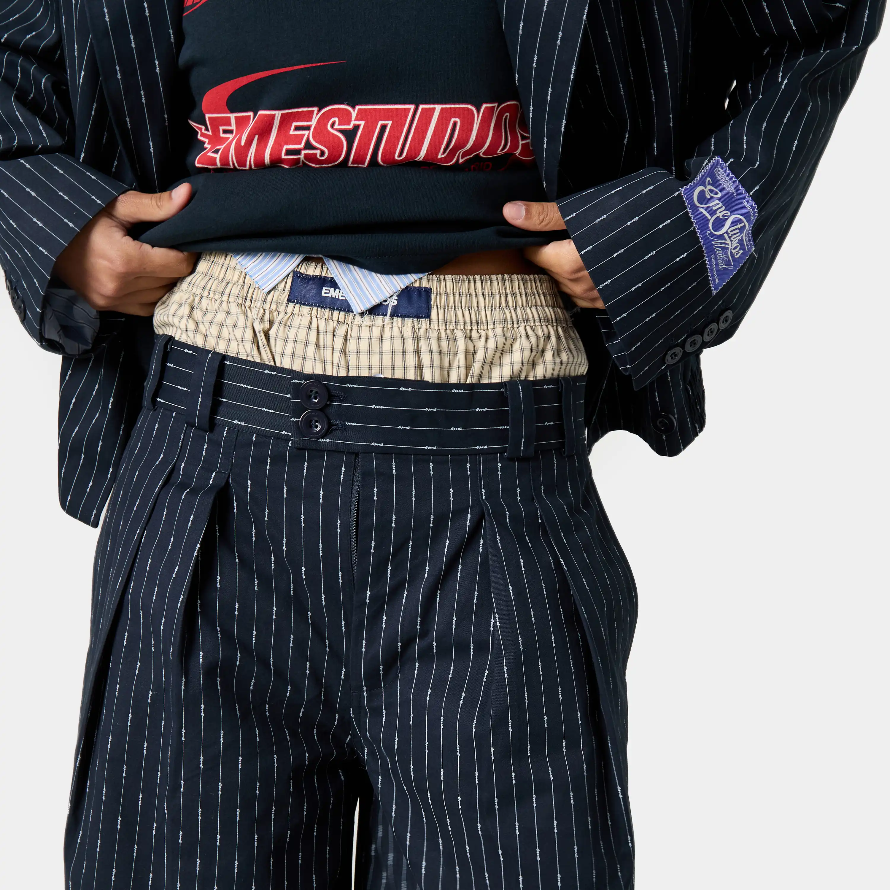 Alt Navy Tailored Pants