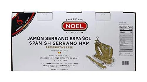 Jambon Serrano espagnol Noël