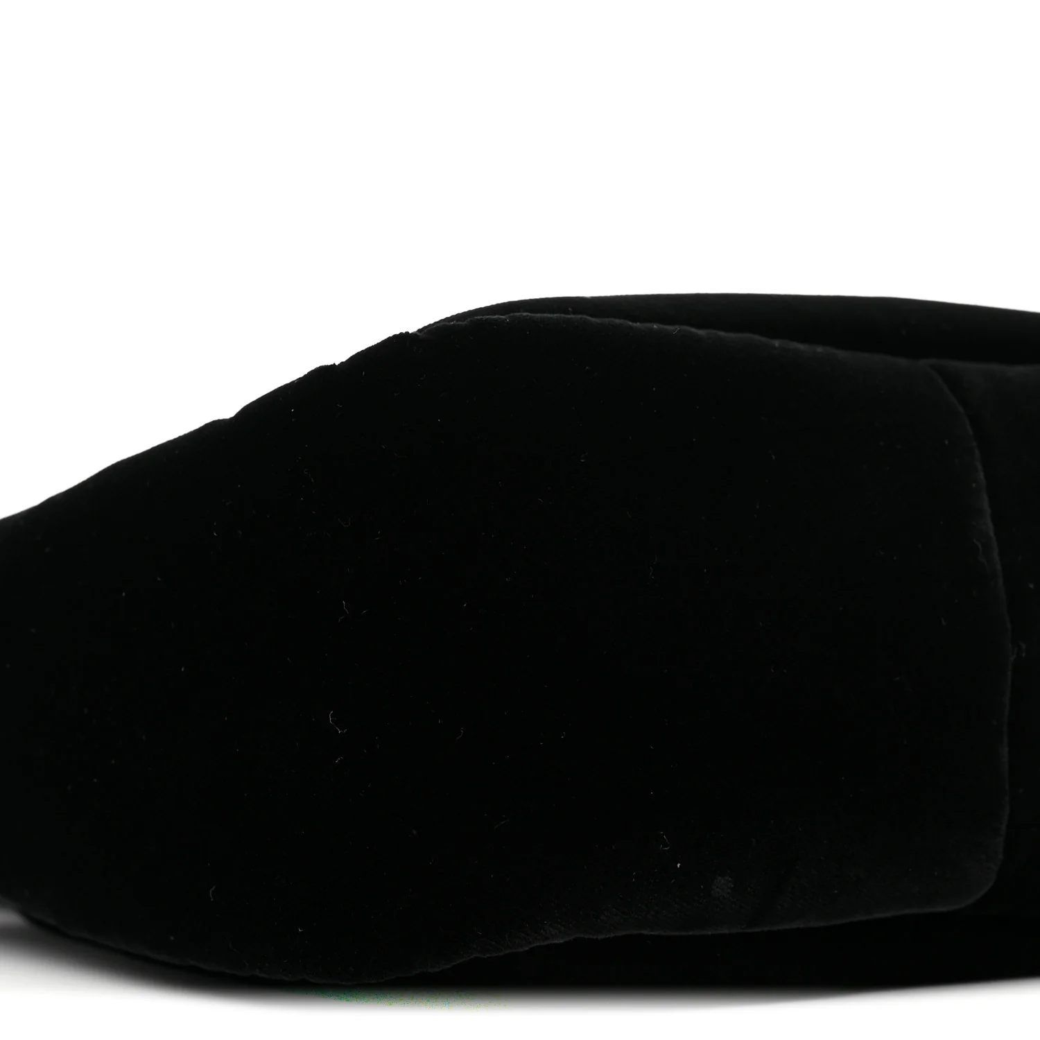Padded Velvet Mini Bag Black