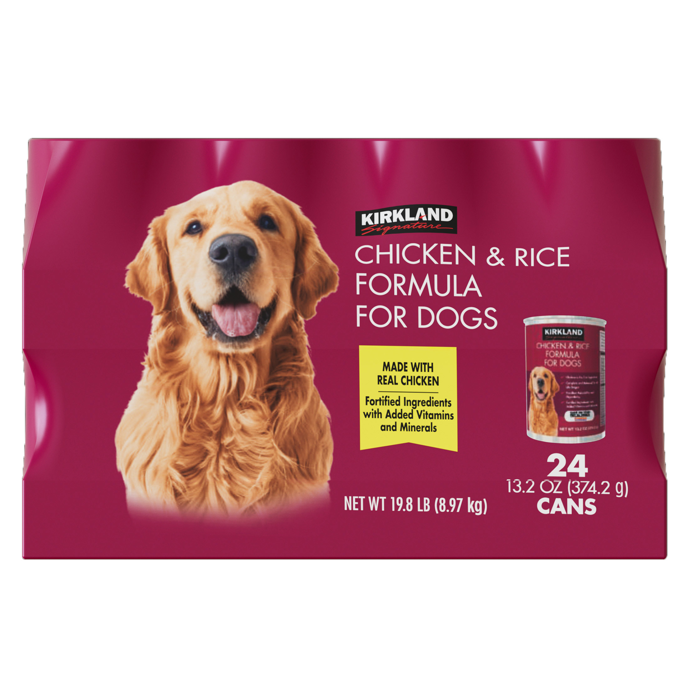 Canned Dog Food, 13.2 oz, 24-count