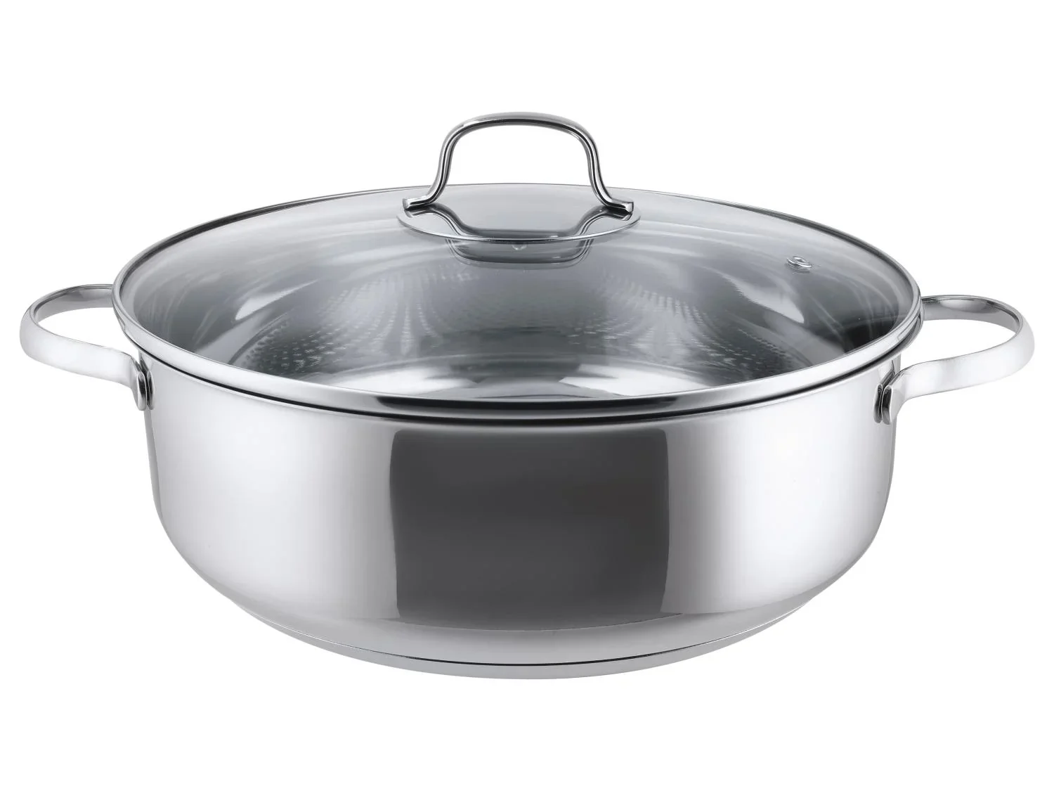 SILVERCREST Casserole en acier inoxydable,  28 cm