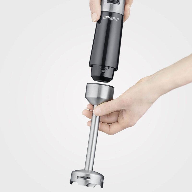 Stavmikser med tilbehør SM3772 600W svart/sølv