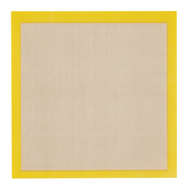 Play serviett 33x33 cm 20 stk beige/gul