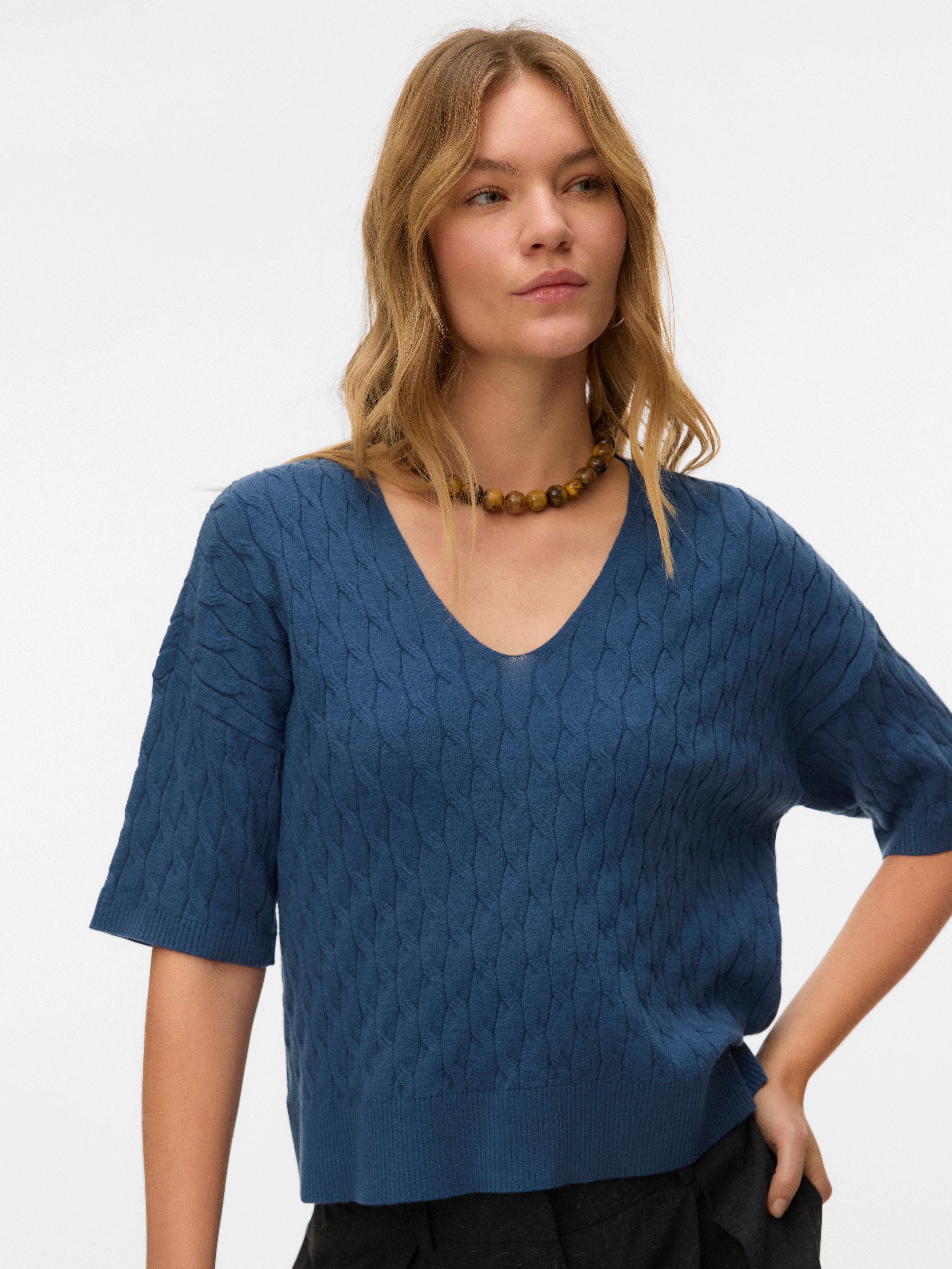 VERO MODA® VMFANTASTIC Knitted T-shirt